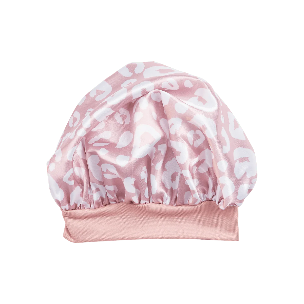 KISS Colors & Care Baby Satin Premium Bonnet, 0-12 Months - Pink Leopard - Image 3