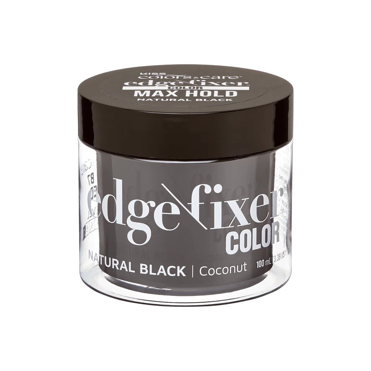 KISS Colors & Care Edge Fixer Color 100mL - Natural Black