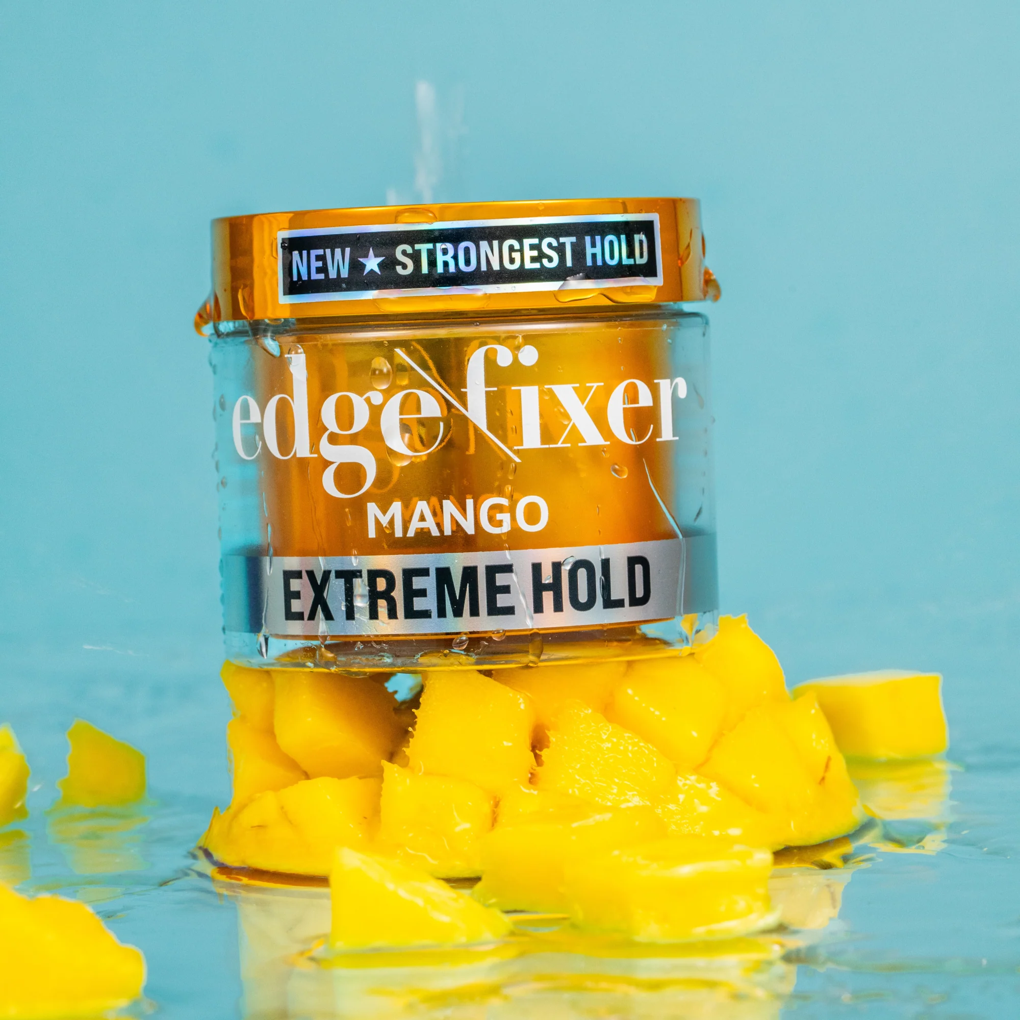 KISS Colors & Care Edge Fixer Extreme Hold Gel 100mL - Mango - Image 5