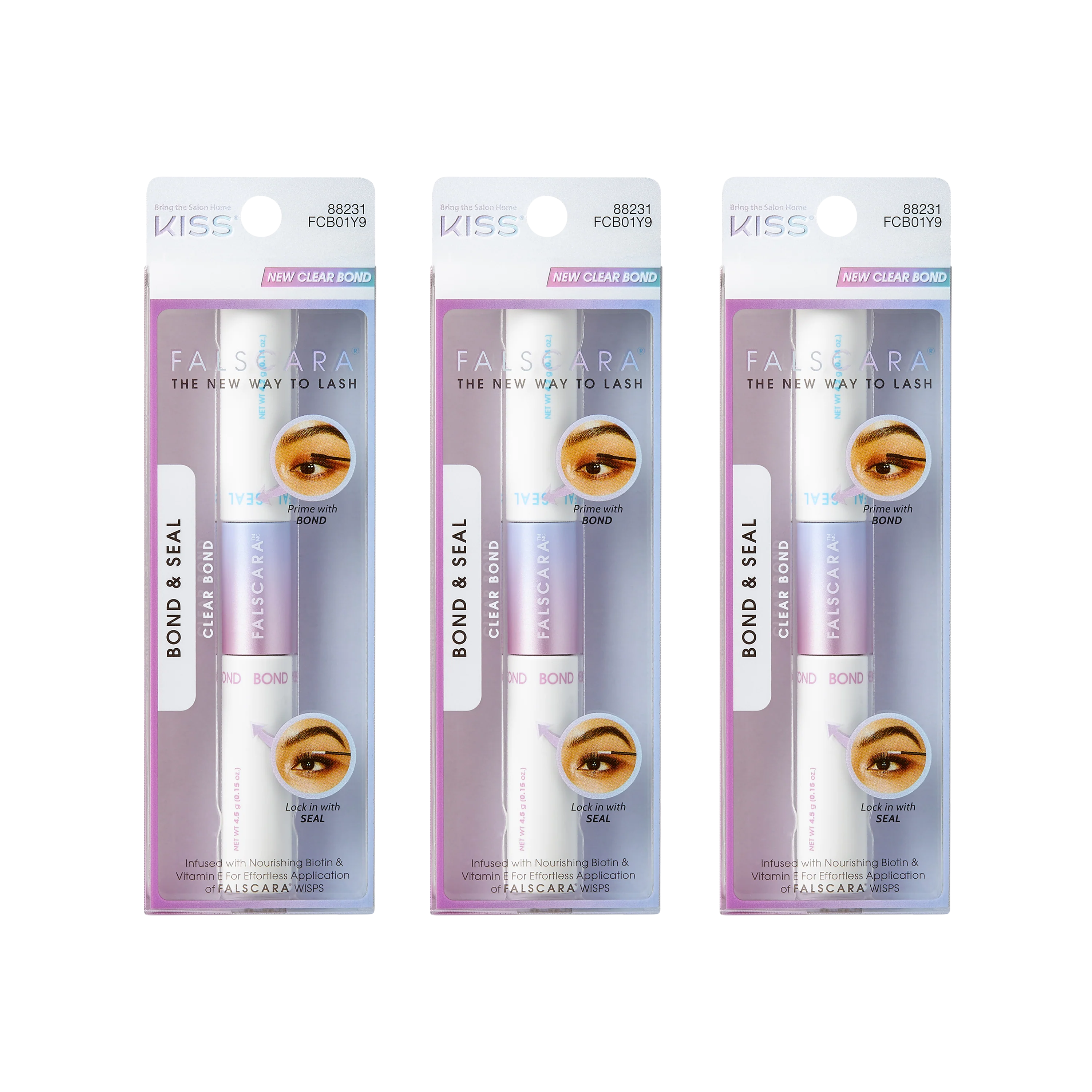 FALSCARA Bond & Seal - Clear Bond 3-Pack