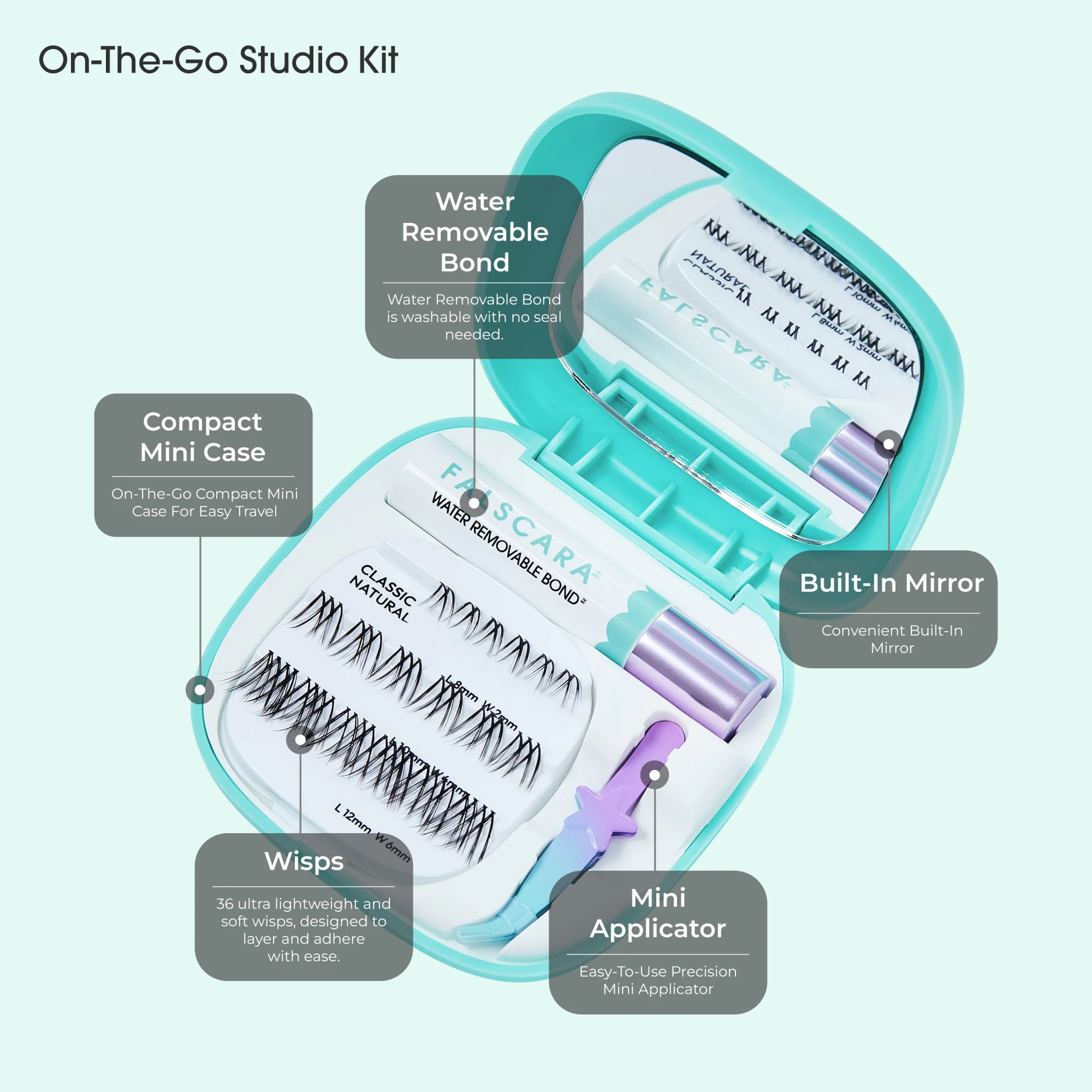 FALSCARA Studio Mini On-The-Go Kit – Classic Volume - 36 Wisps - Image 10