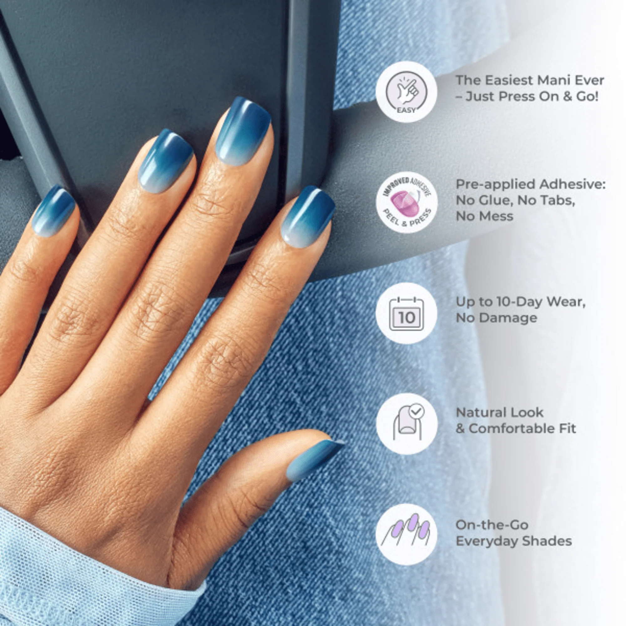 imPRESS Color Bare but Better Press On Nails - Instinct - Image 7