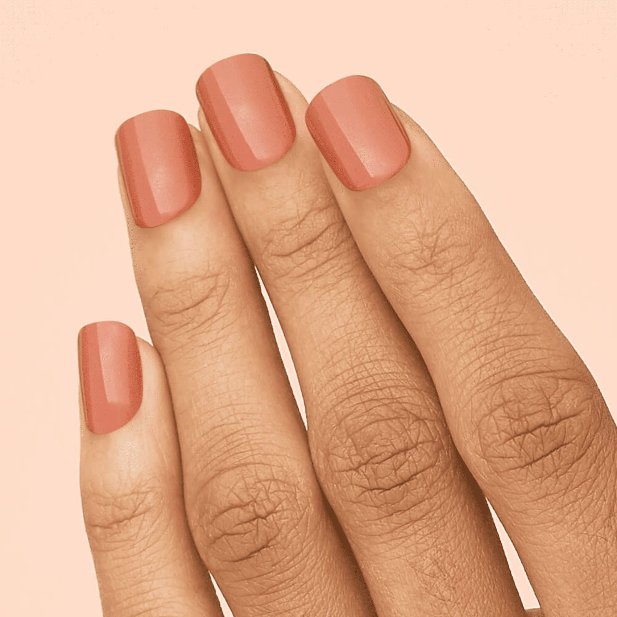 imPRESS Color Press-On Manicure - Caramel - Image 2