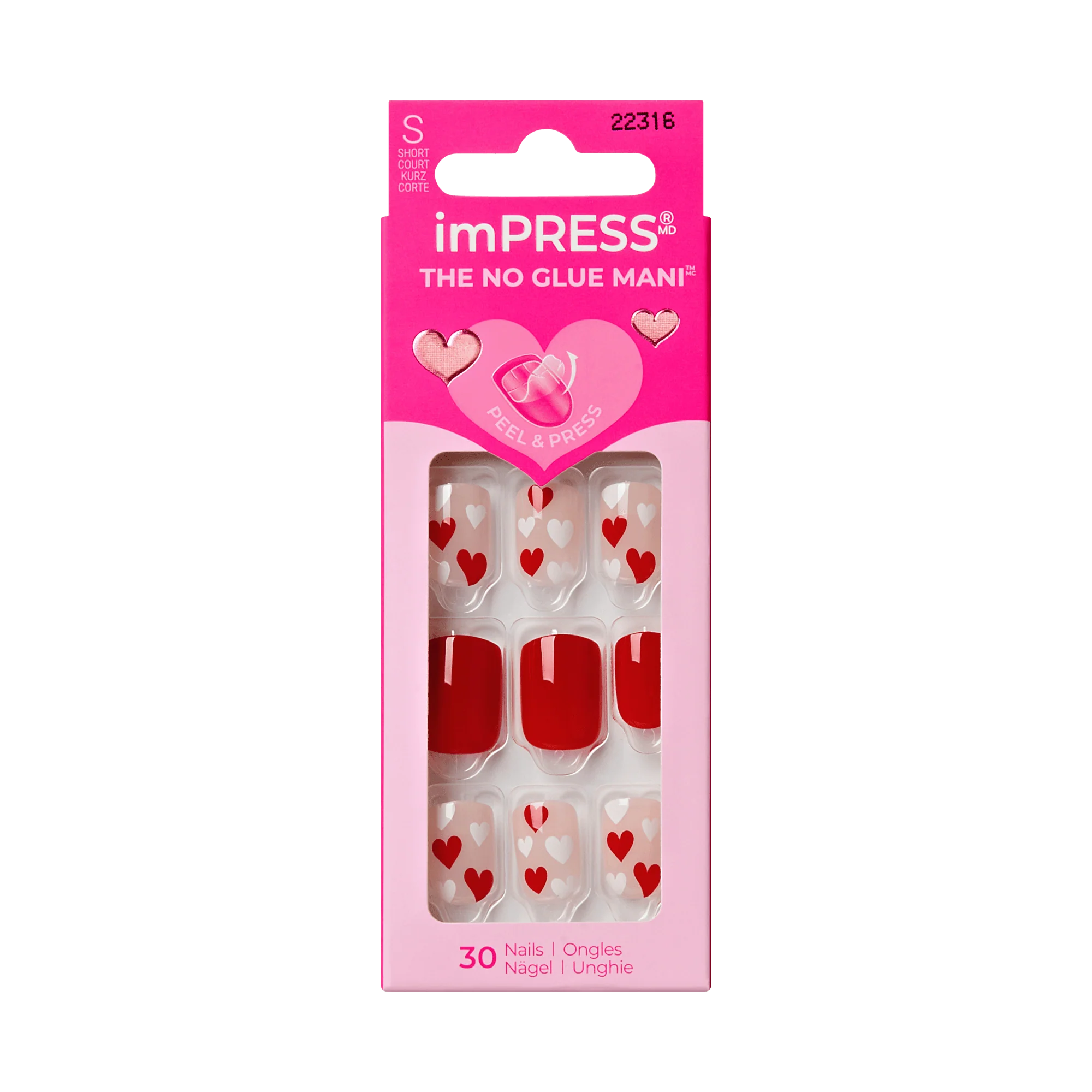 imPRESS Design Press On Nails - Kiss To Remember - Image 7