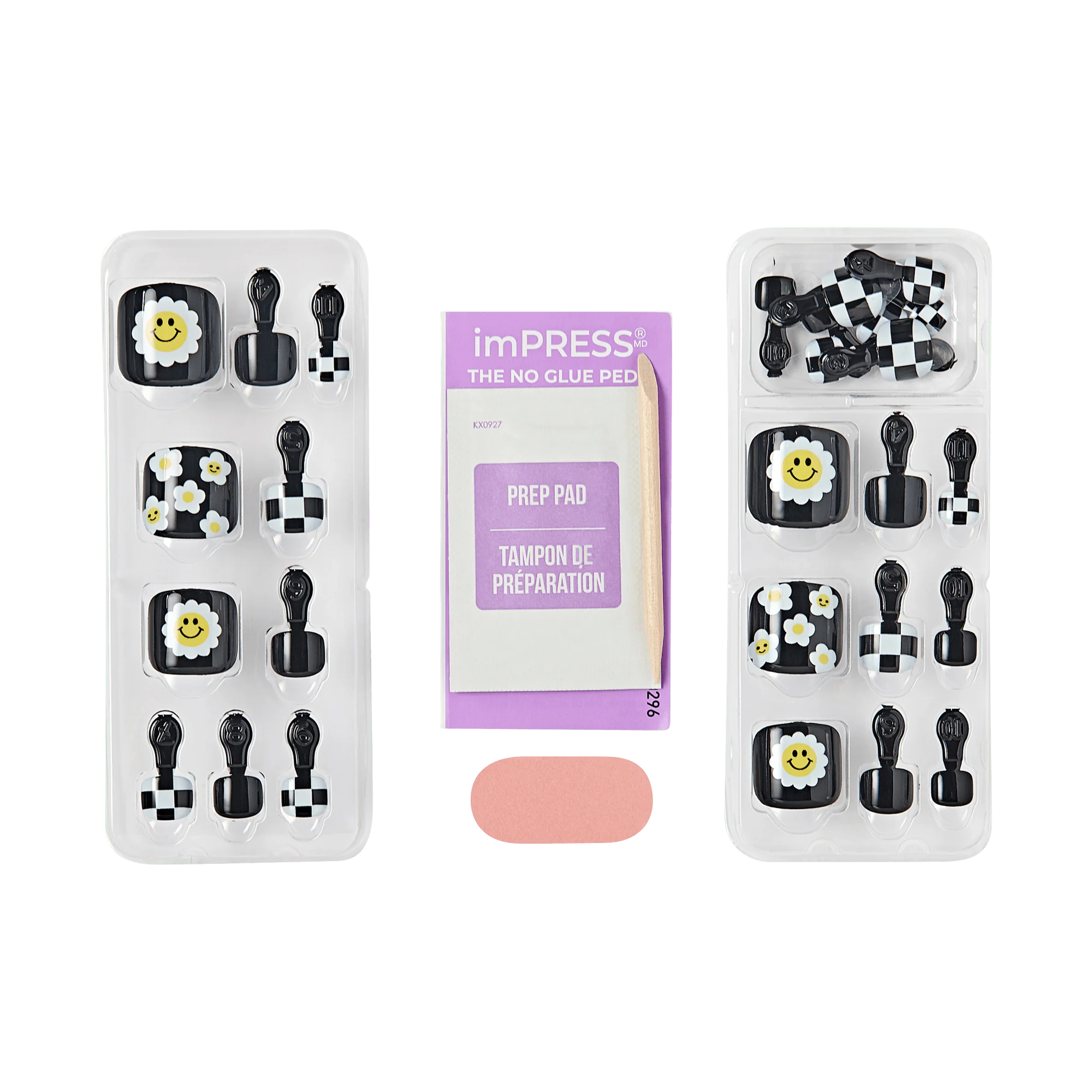 imPRESS Design Press On Pedicure - Cool It Down - Image 4