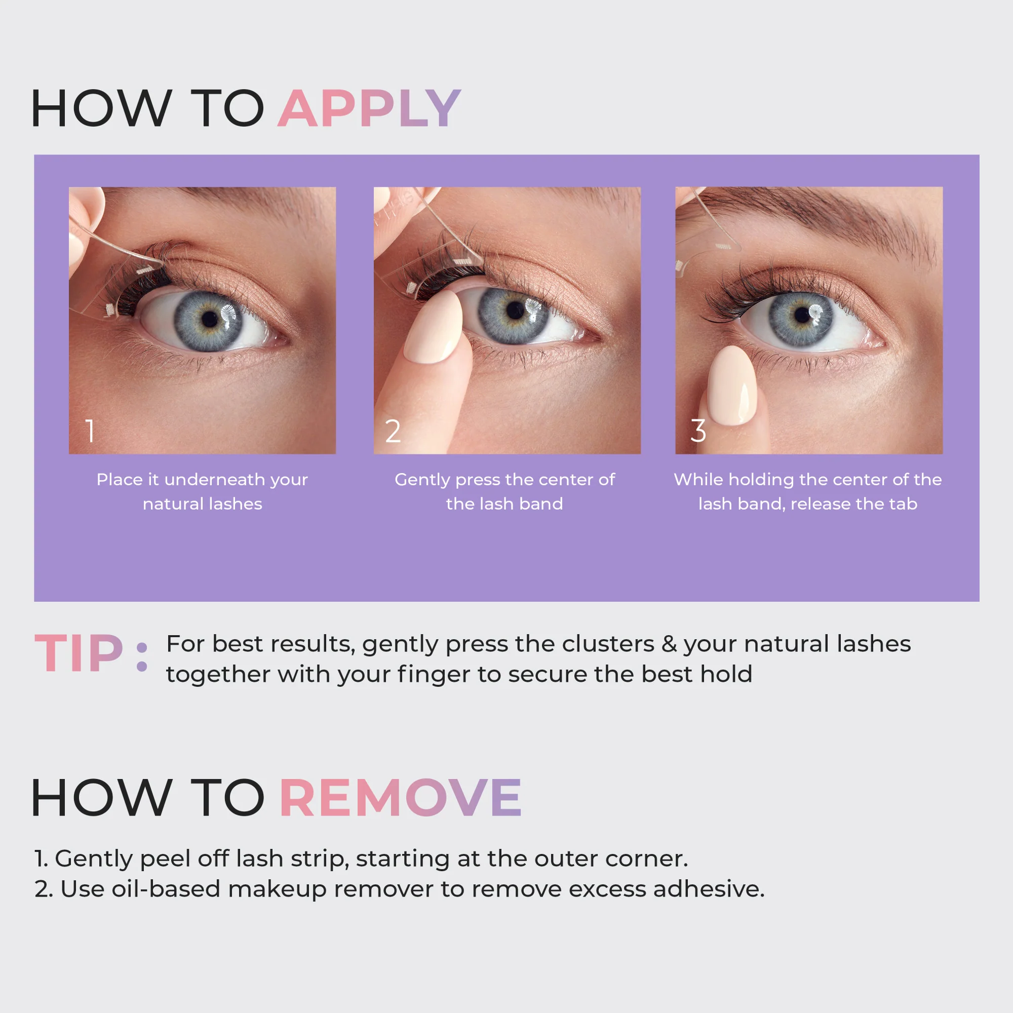 imPRESS Falsies easy tab Self Adhesive Eyelashes – Classy Natural - Image 8