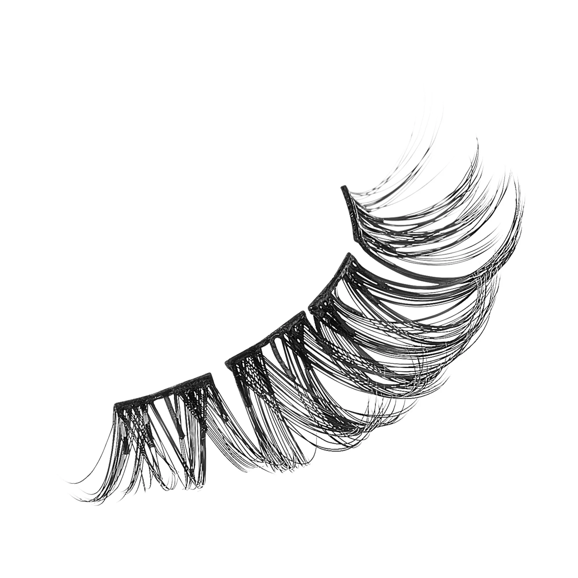 imPRESS Falsies Self Adhesive Eyelashes Refills 30 Clusters - Curly - Image 7