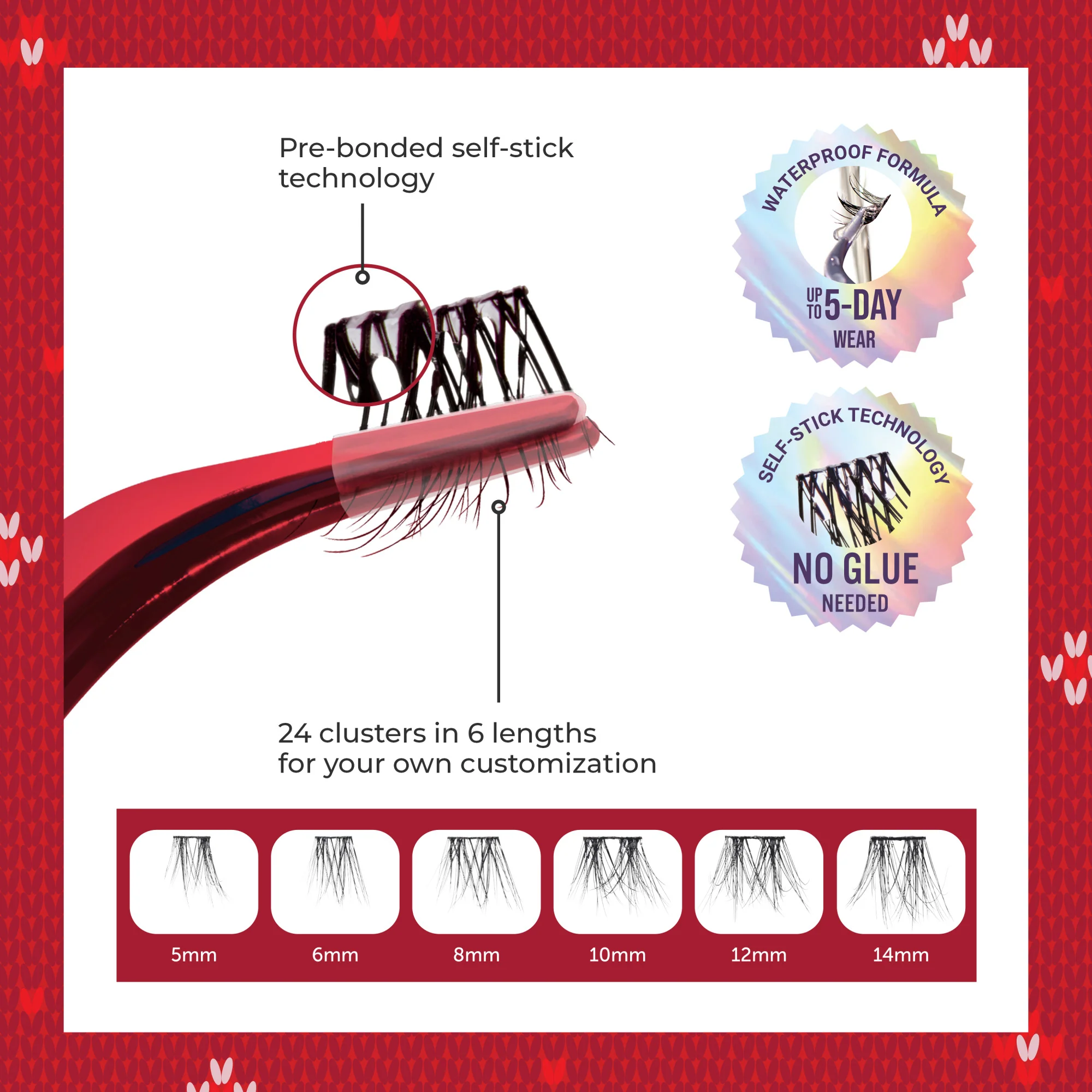 imPRESS Falsies Long Lasting Holiday Lashes - Demi Wispy - Image 10
