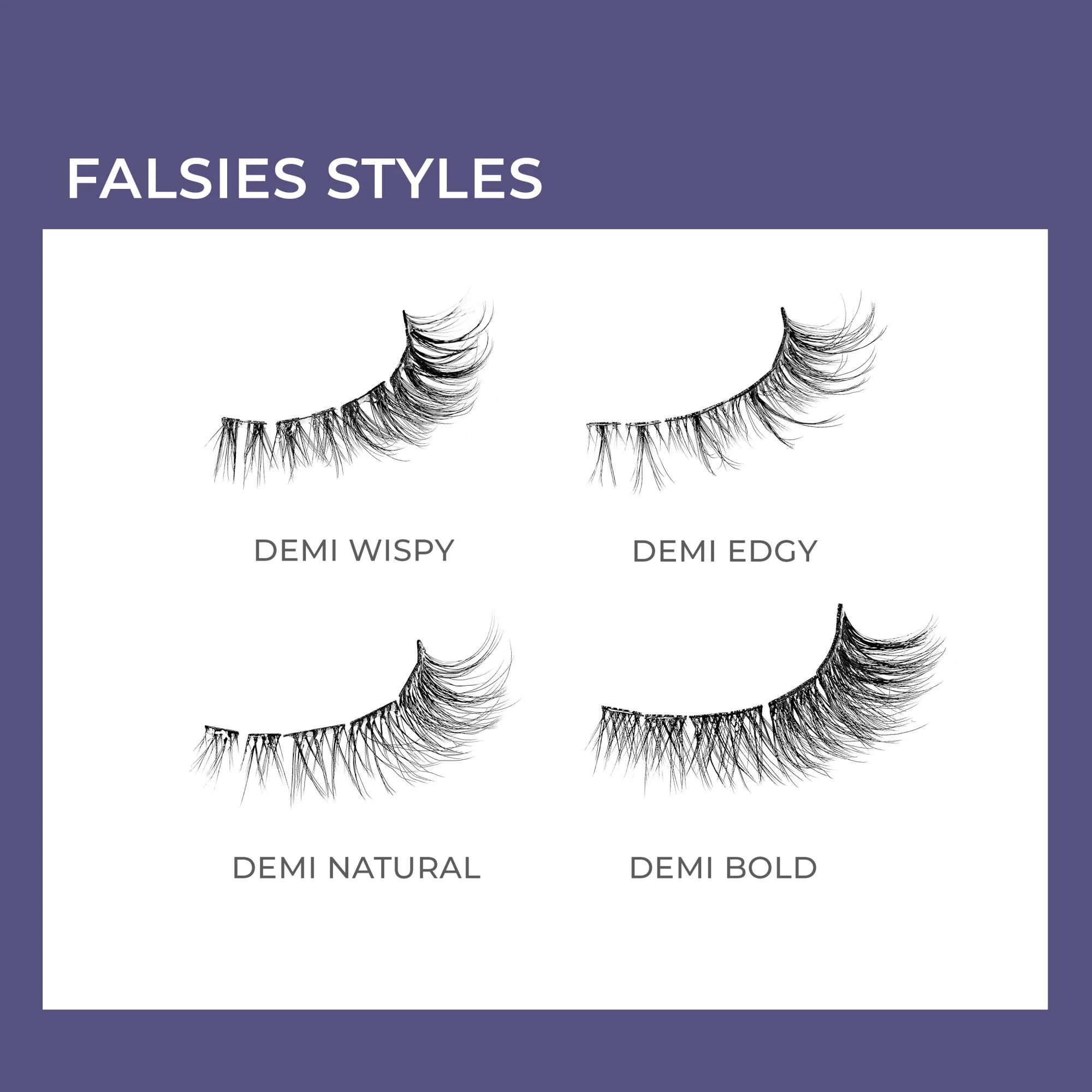 imPRESS Falsies Long Lasting Self Adhesive Eyelashes – Demi Bold - Image 11