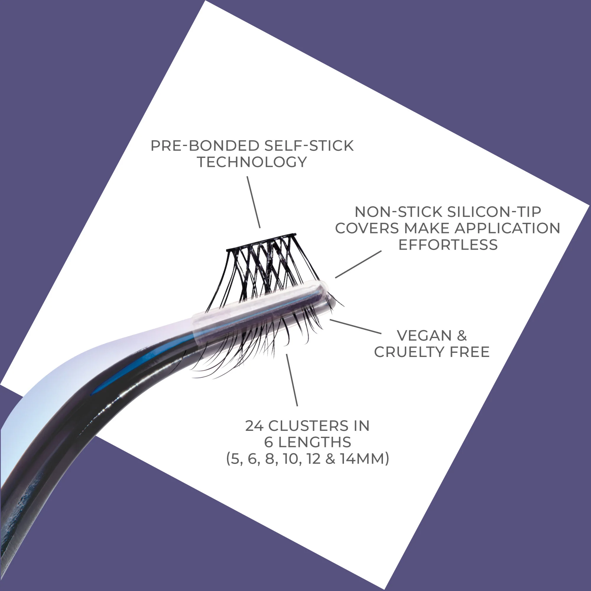 imPRESS Falsies Long Lasting Self Adhesive Eyelashes – Demi Bold - Image 9