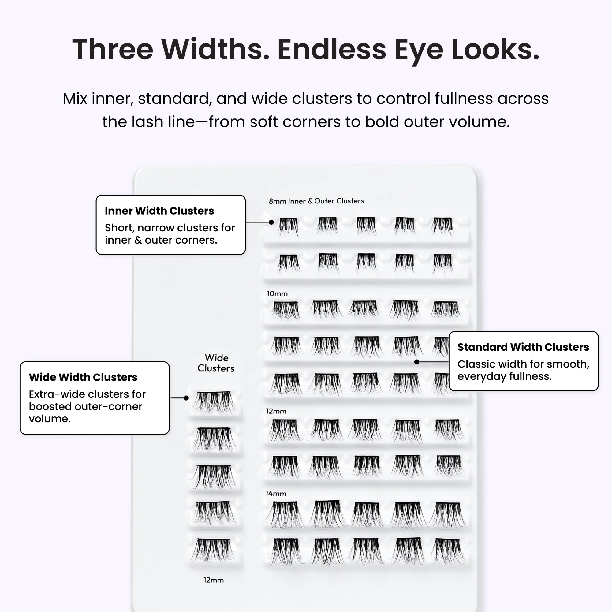 imPRESS Pre-Glued Lash Clusters Multipack - Classic Wispy - Image 9