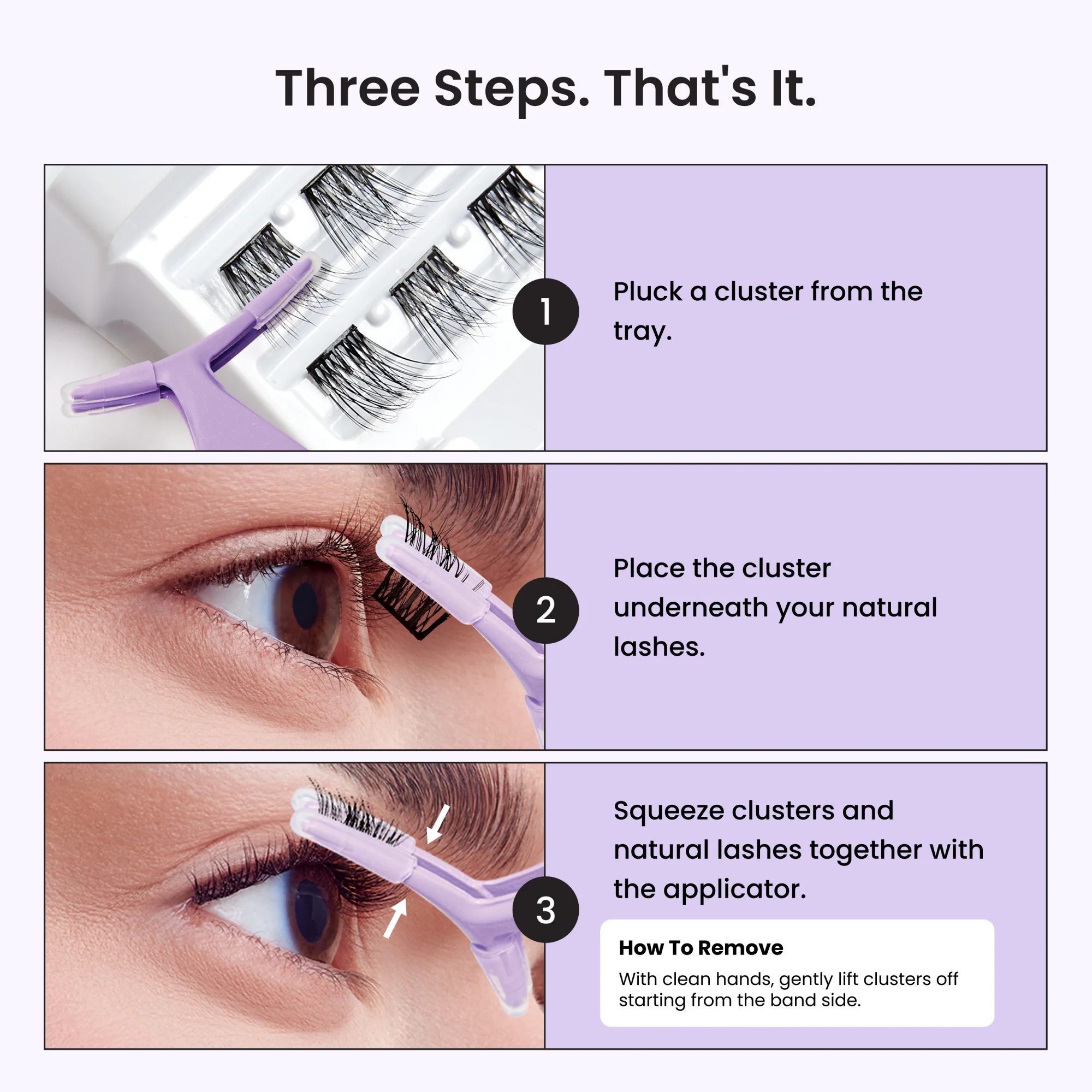 imPRESS Pre-Glued Lash Clusters Multipack - Classic Wispy - Image 7