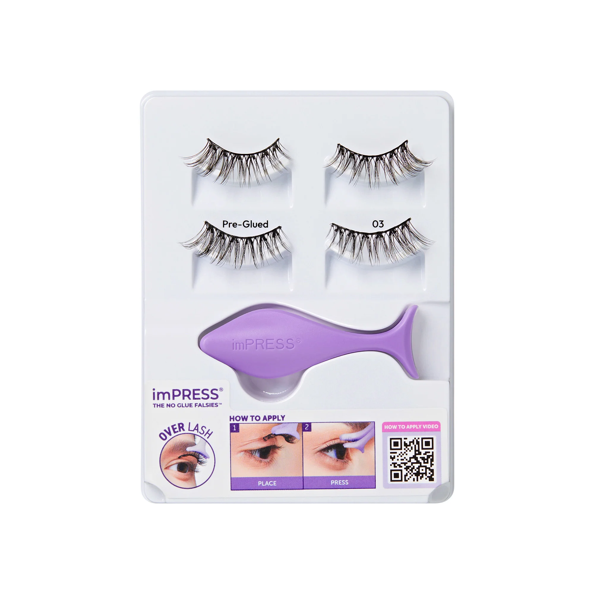 imPRESS Pre-Glued Strip Lashes Kit - Classic Wispy - Image 6