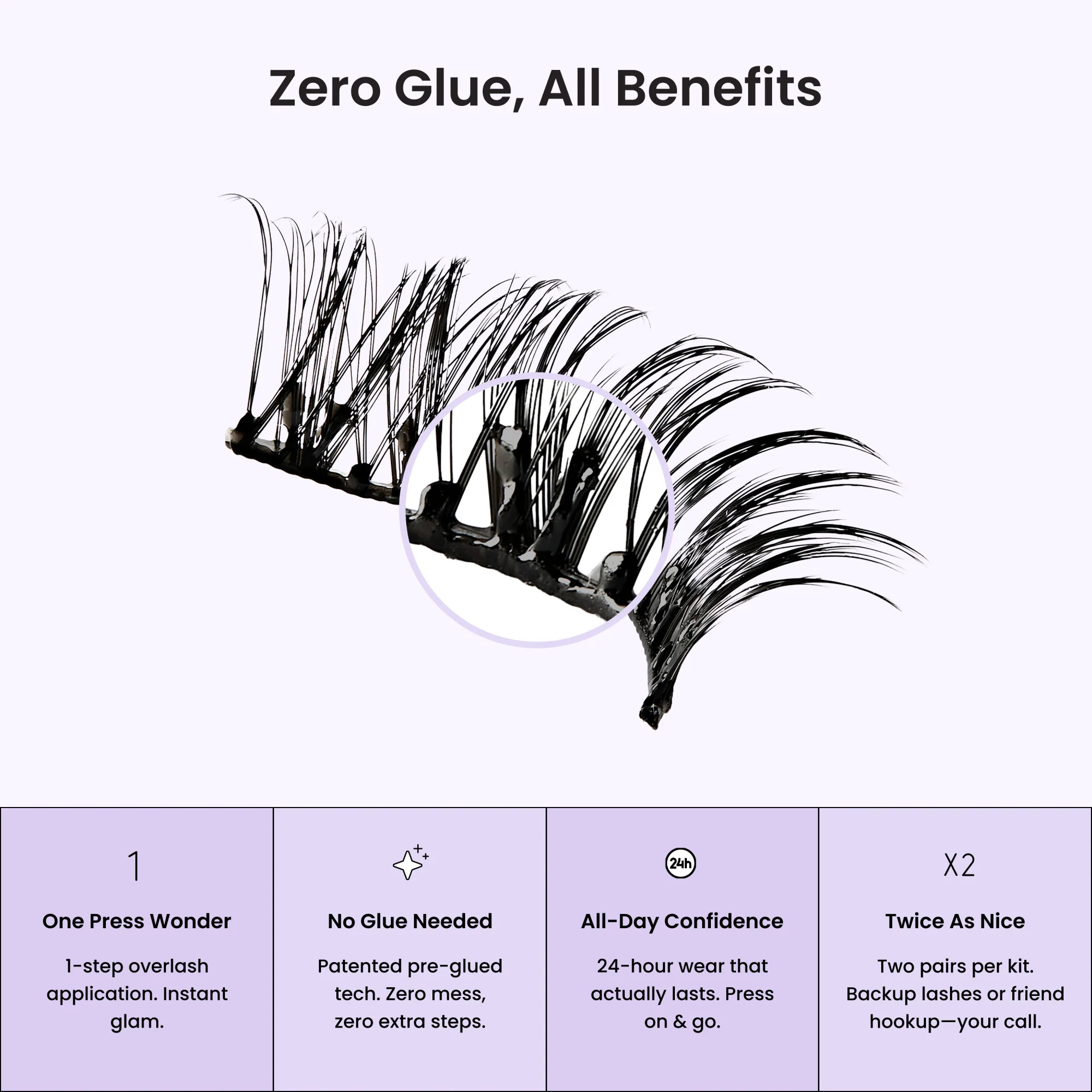 imPRESS Pre-Glued Strip Lashes Kit - Classic Volume - Image 9