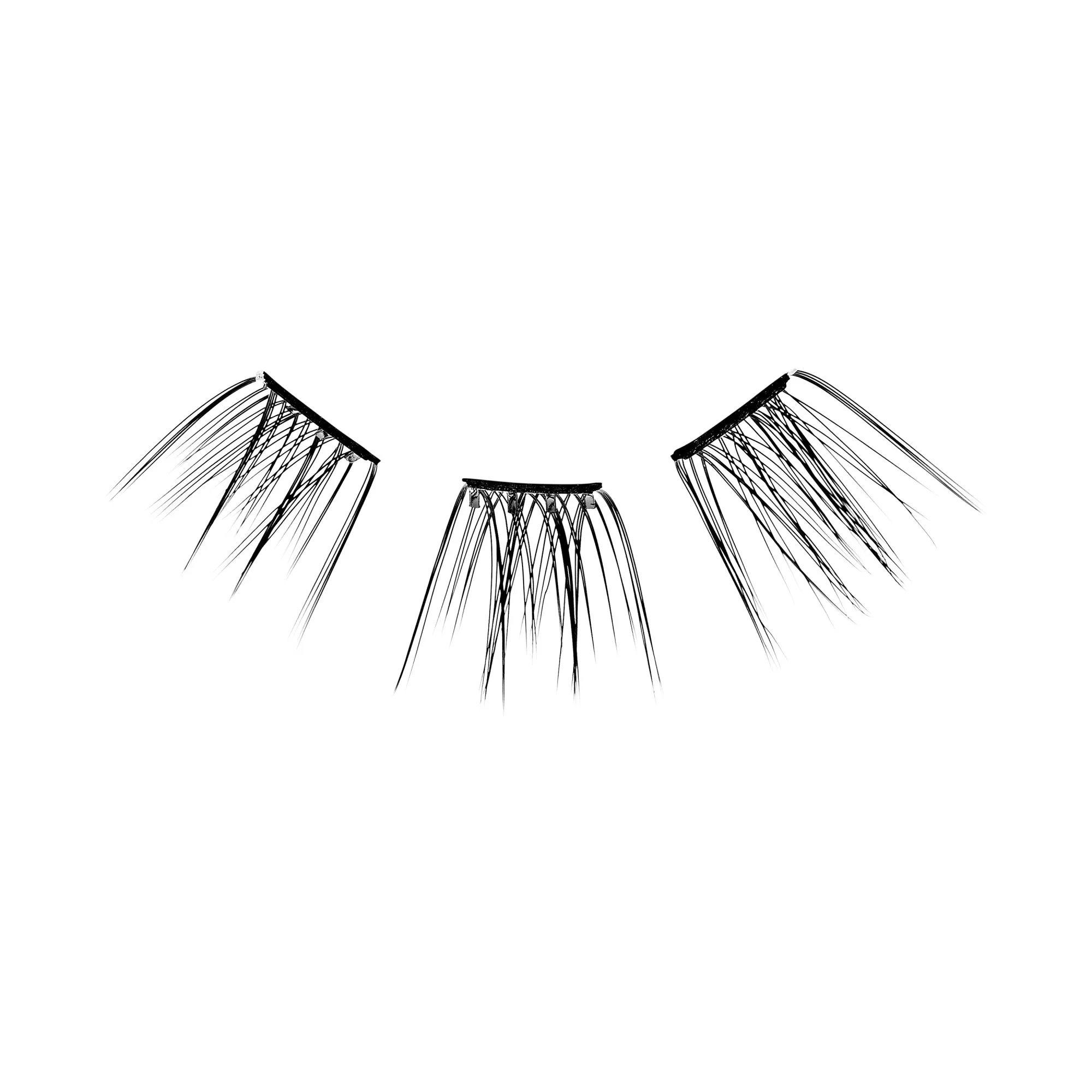 imPRESS Falsies Self Adhesive Eyelashes, 12 Lash Clusters + Applicator β Sleek - Image 7