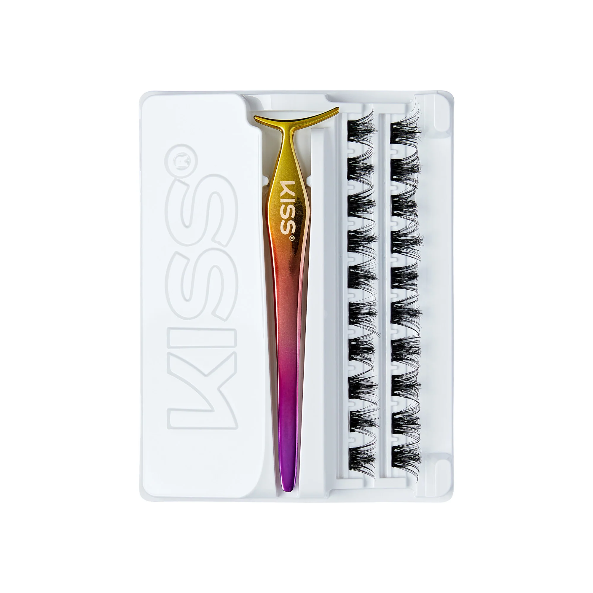 imPRESS Falsies Self Adhesive Eyelashes, 20 Lash Clusters - Spiky - Image 5