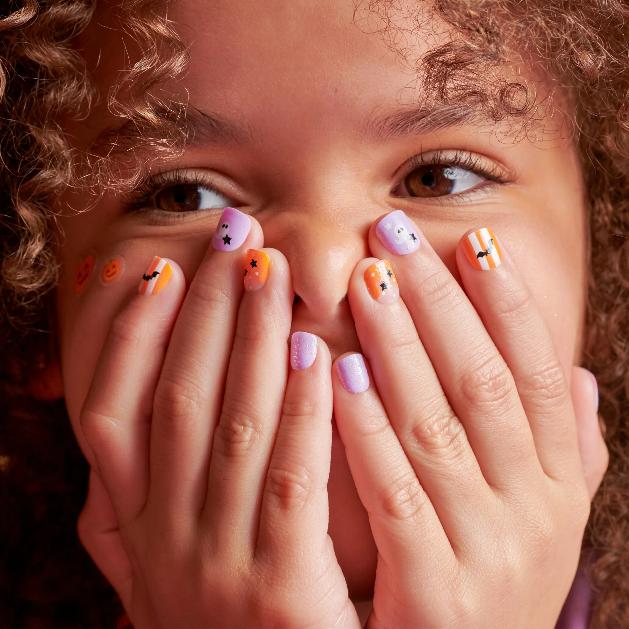 imPRESS Halloween Kids Press On Nails - Oh My Gourd - Image 3