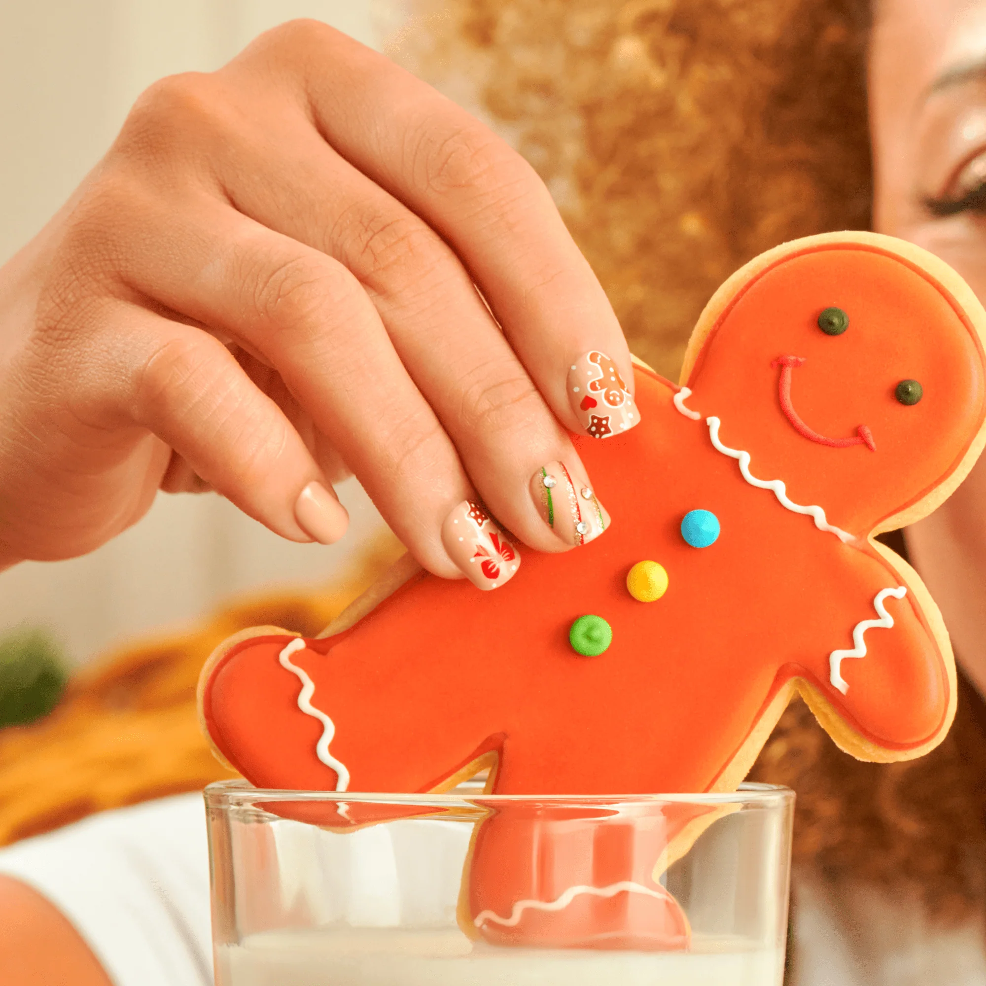 imPRESS Holiday Design Press On Nails - Mistletoe Kiss - Image 2