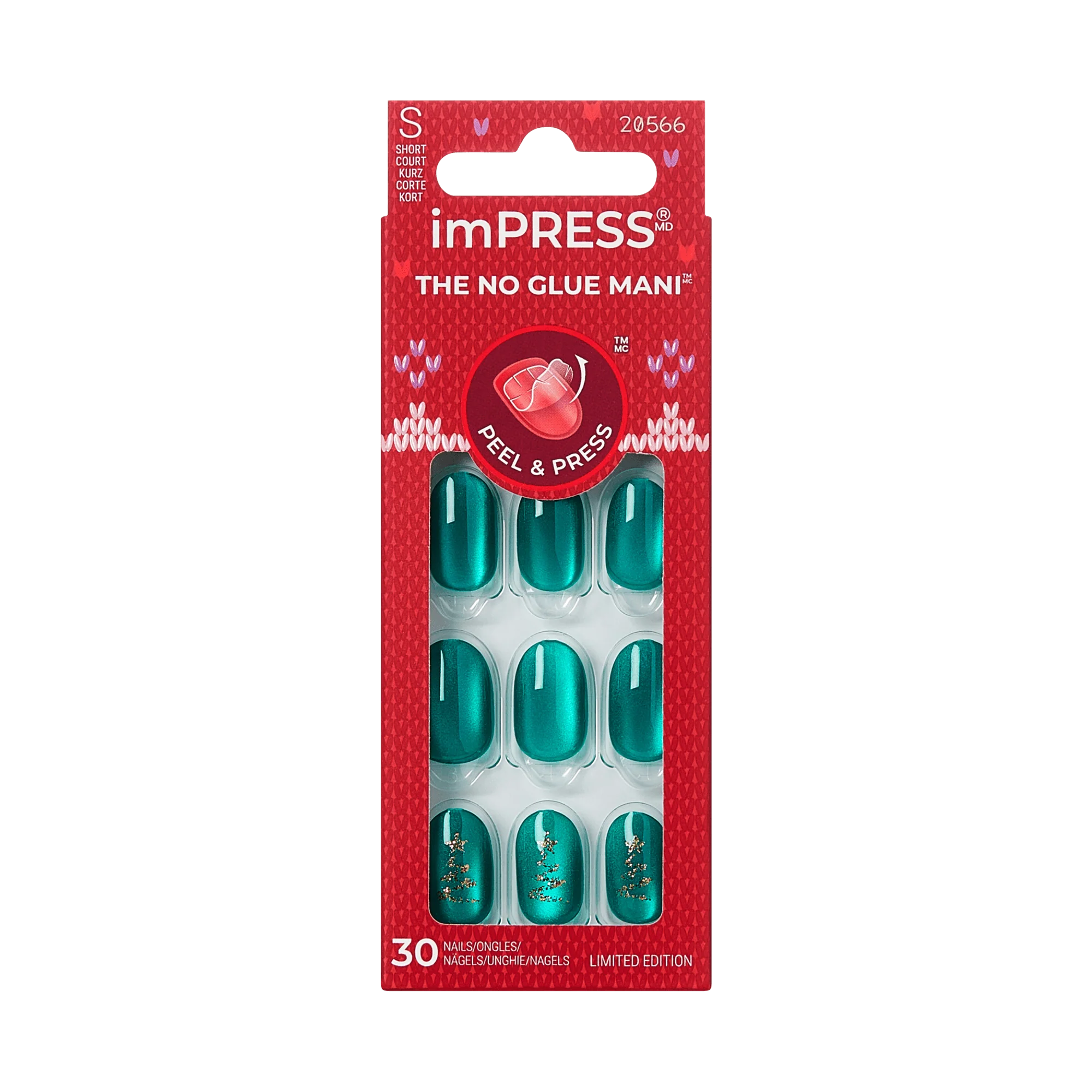 imPRESS Holiday Design Press On Nails - Please Santa - Image 6
