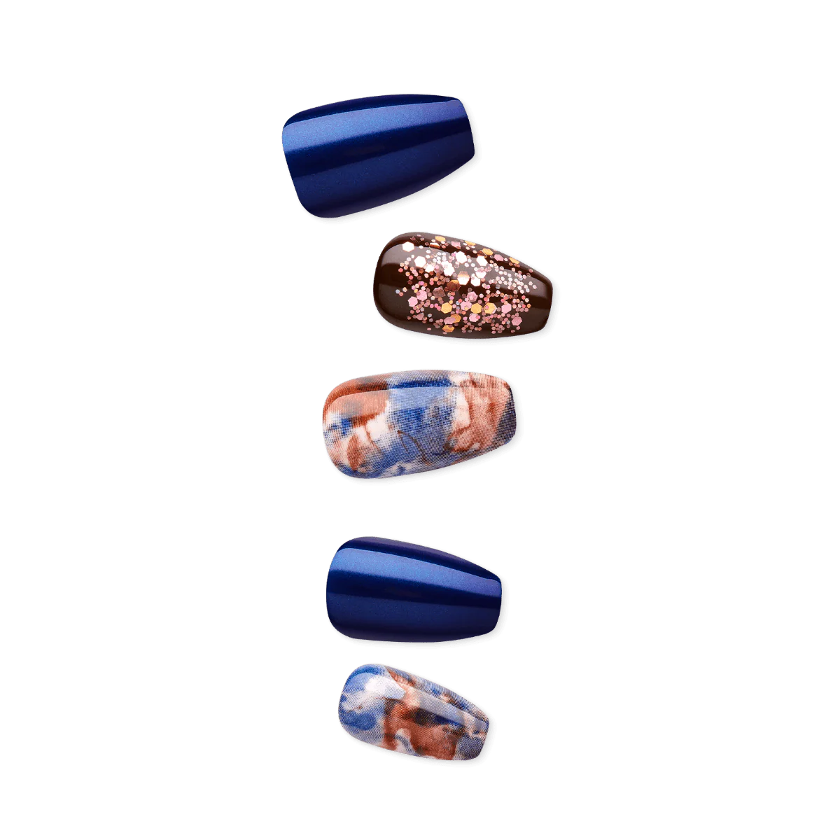 imPRESS Press-On Manicure - Indigo Autumn - Image 3