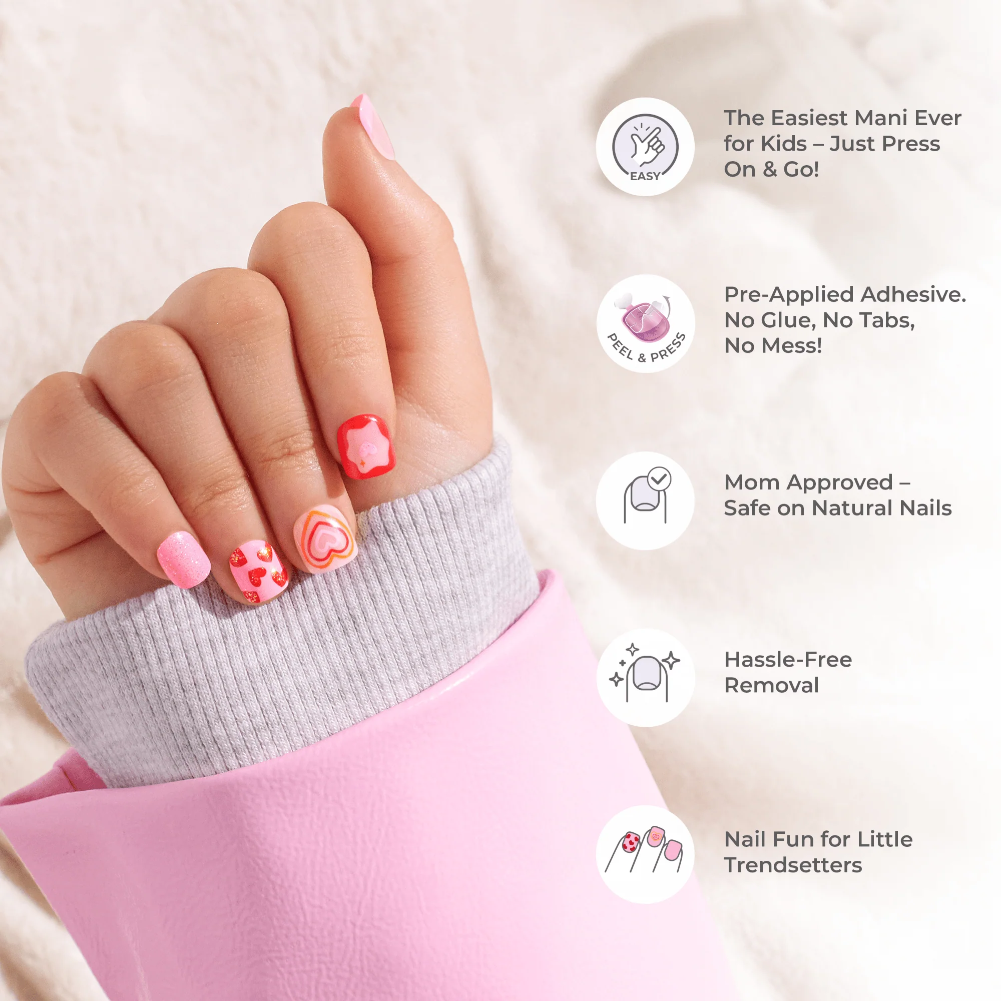 imPRESS Kids Press On Nails - Awesome - Image 9
