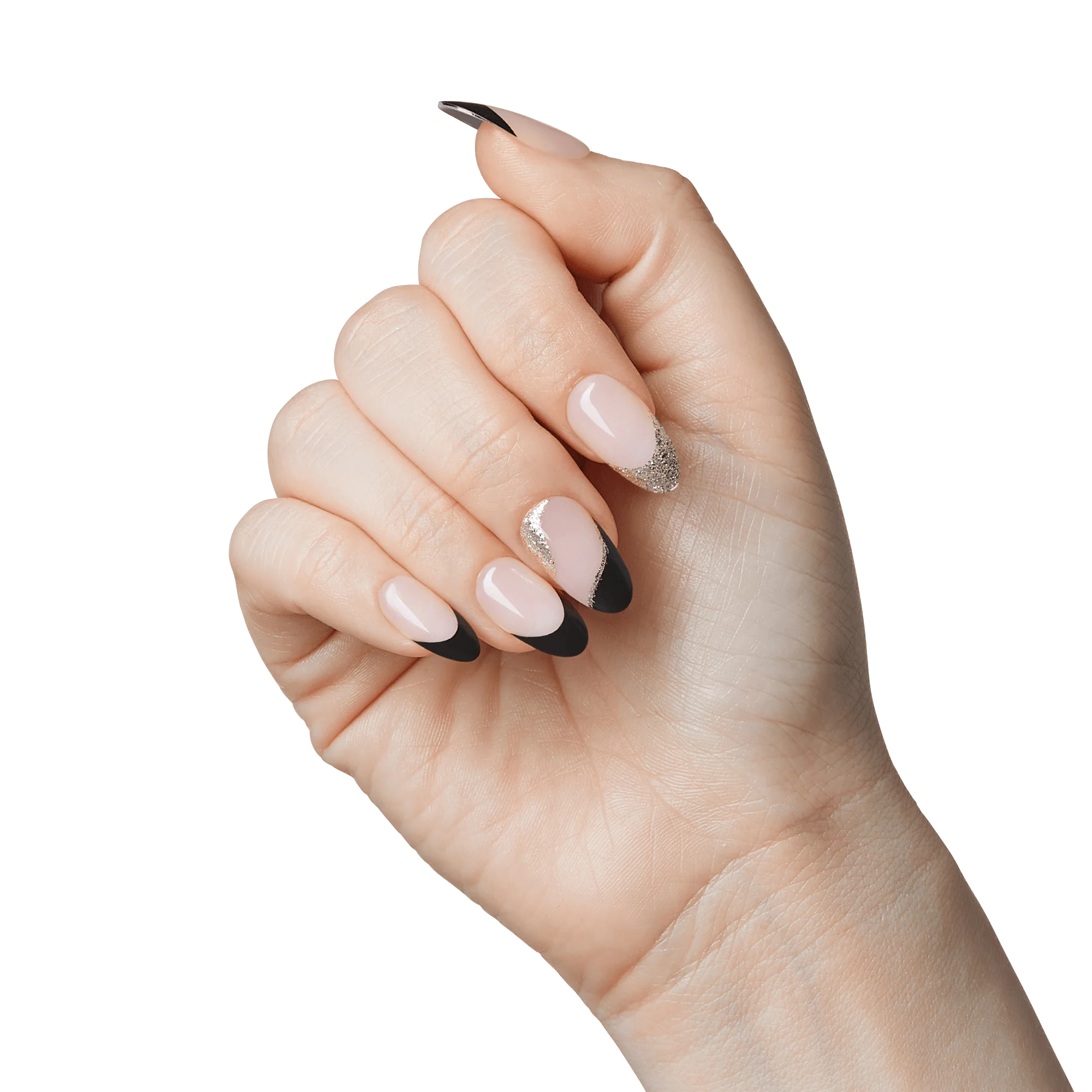 imPRESS Modern French Tip Press On Nails - Illusion - Image 3
