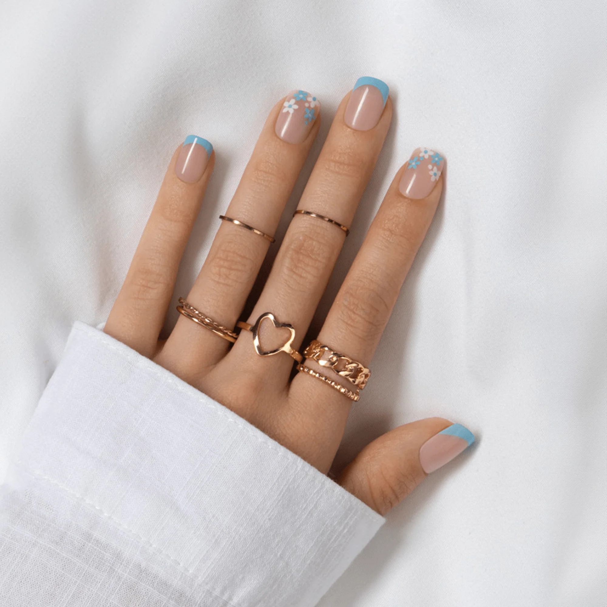 imPRESS Modern French Tip Press On Nails - Snooze - Image 2