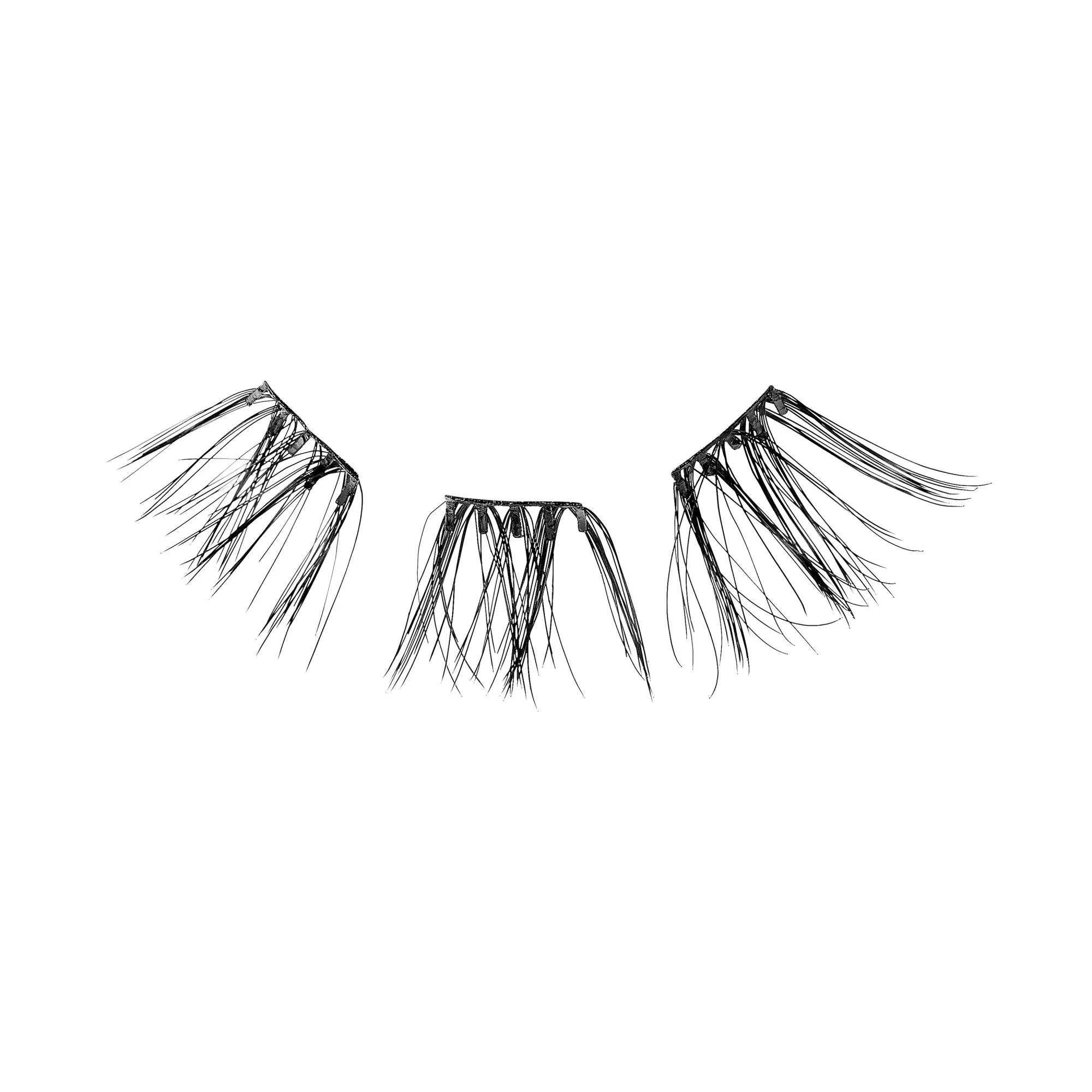 imPRESS Falsies Self Adhesive Eyelashes, 12 Lash Clusters + Applicator - Edgy - Image 7