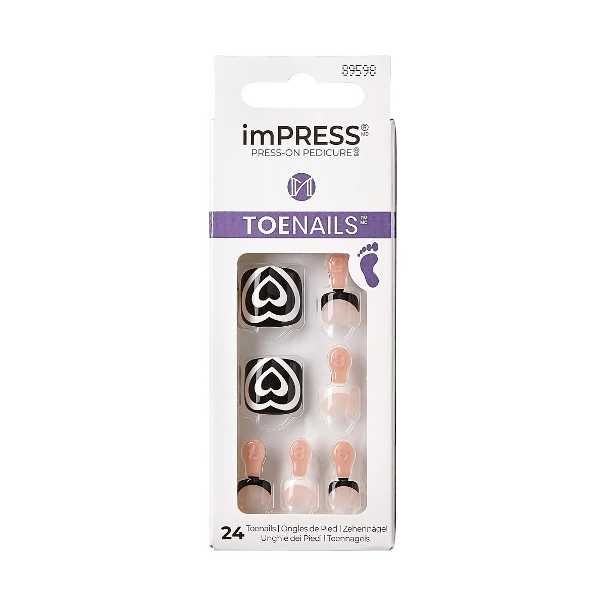 imPRESS Press-On Pedicure - Rose Mist - Image 3