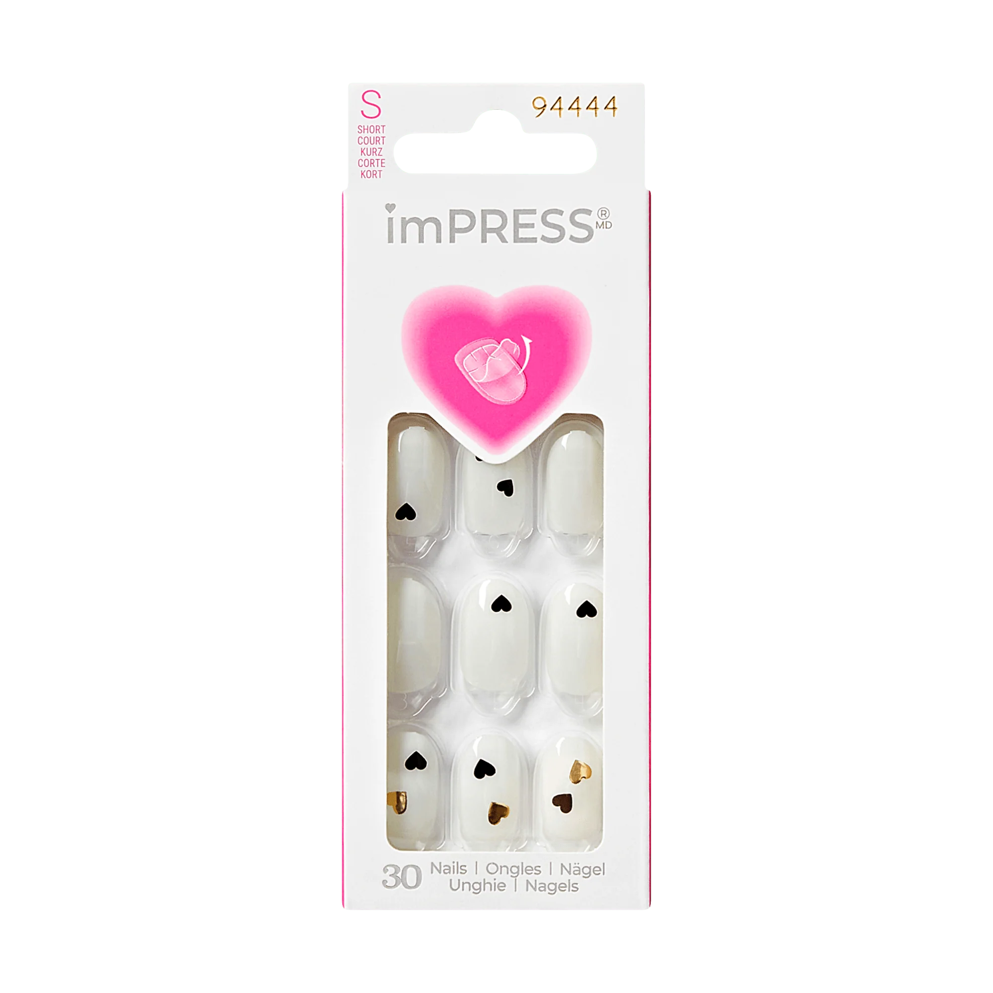 imPRESS Design Press On Nails - Two of Hearts - Image 7