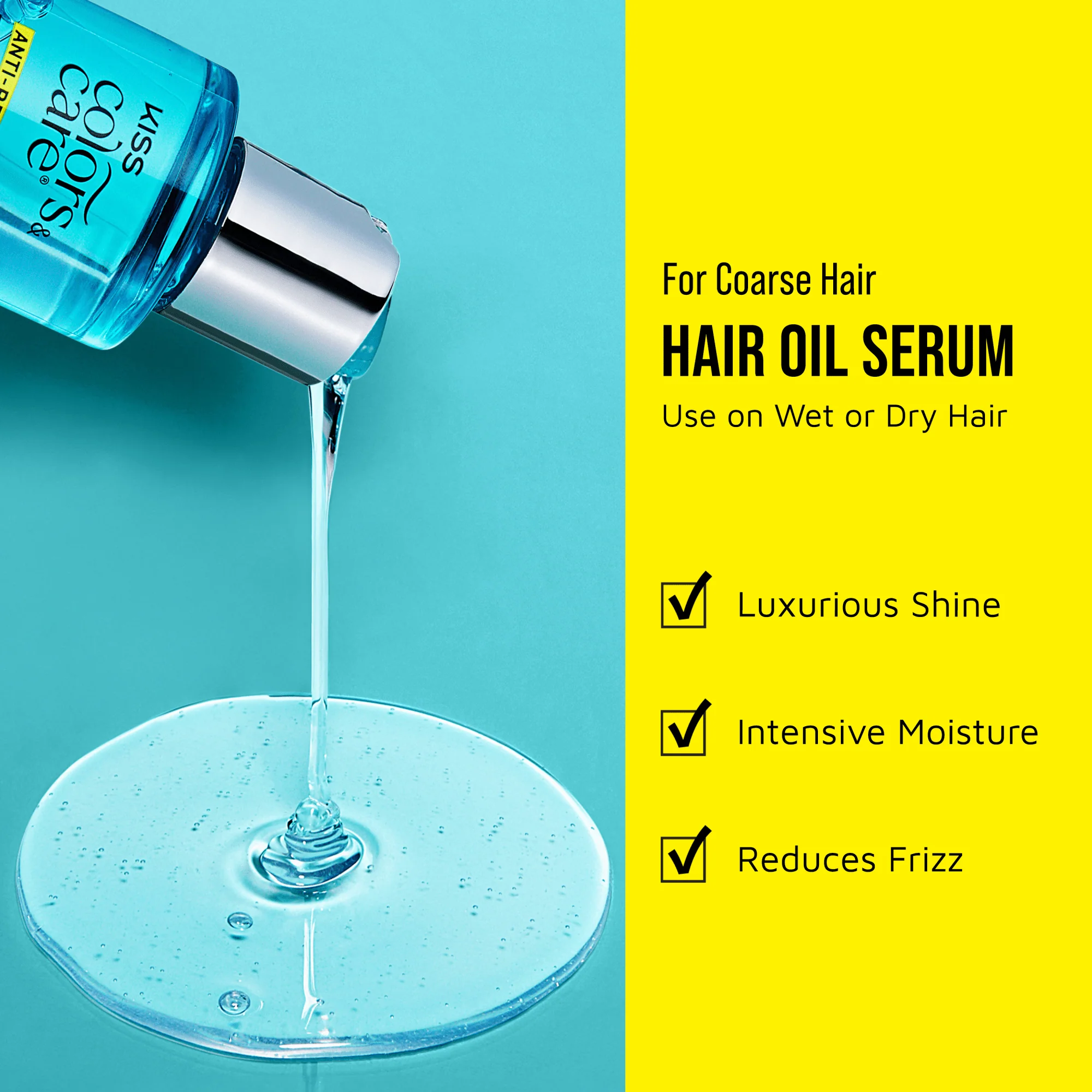 KISS Colors & Care Anti-Reversion Heat Protector Hair Oil Serum - Image 8