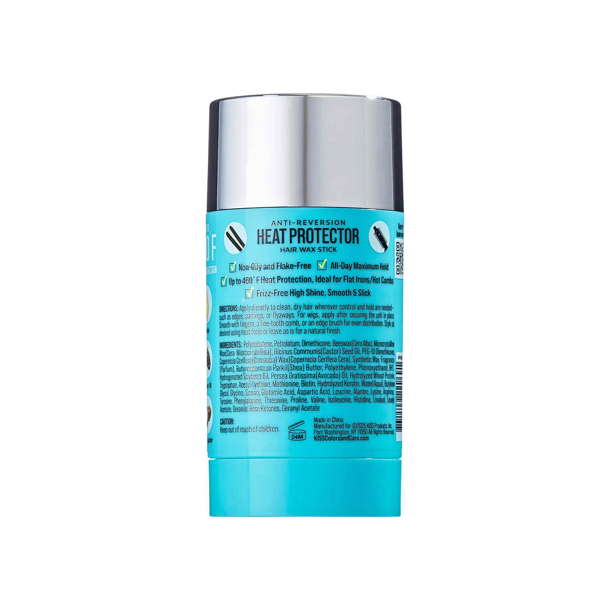 KISS Colors & Care Anti-Reversion Heat Protector Hair Wax Stick - Image 6