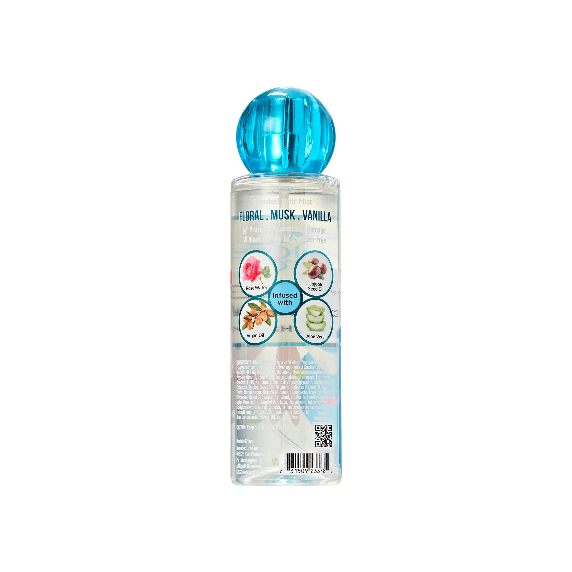 KISS Colors & Care Clean Fragrance Hair Veil Mist, 4 oz. - Seville Blossom - Image 3