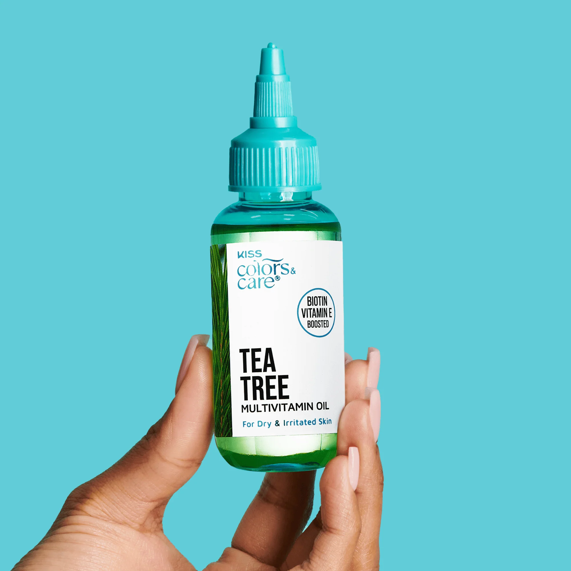 KISS Colors & Care Multivitamin Oil & Gua Sha - Tea Tree - Image 5