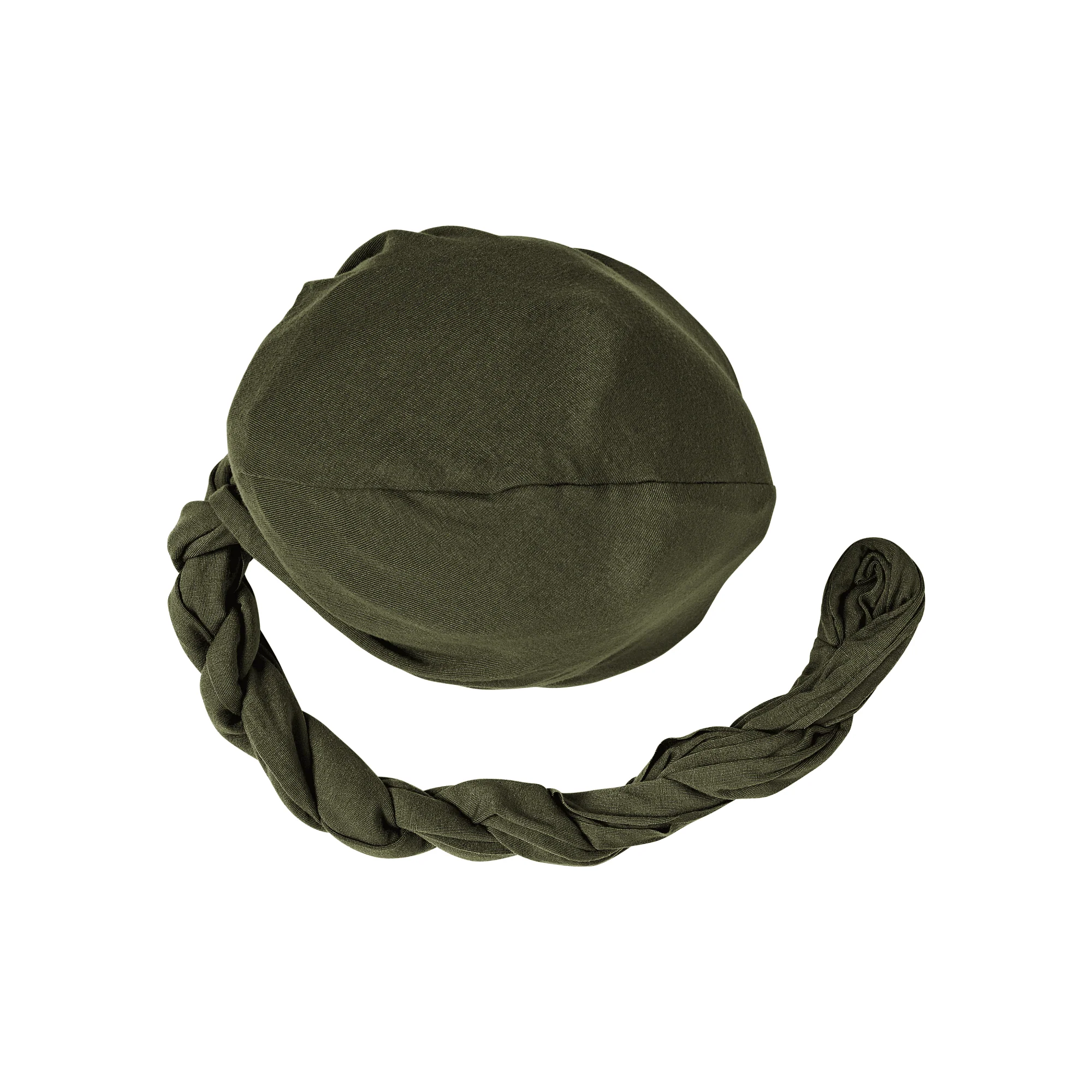 KISS Colors & Care Premium Satin-Lined Halo Turban, Olive - Image 4