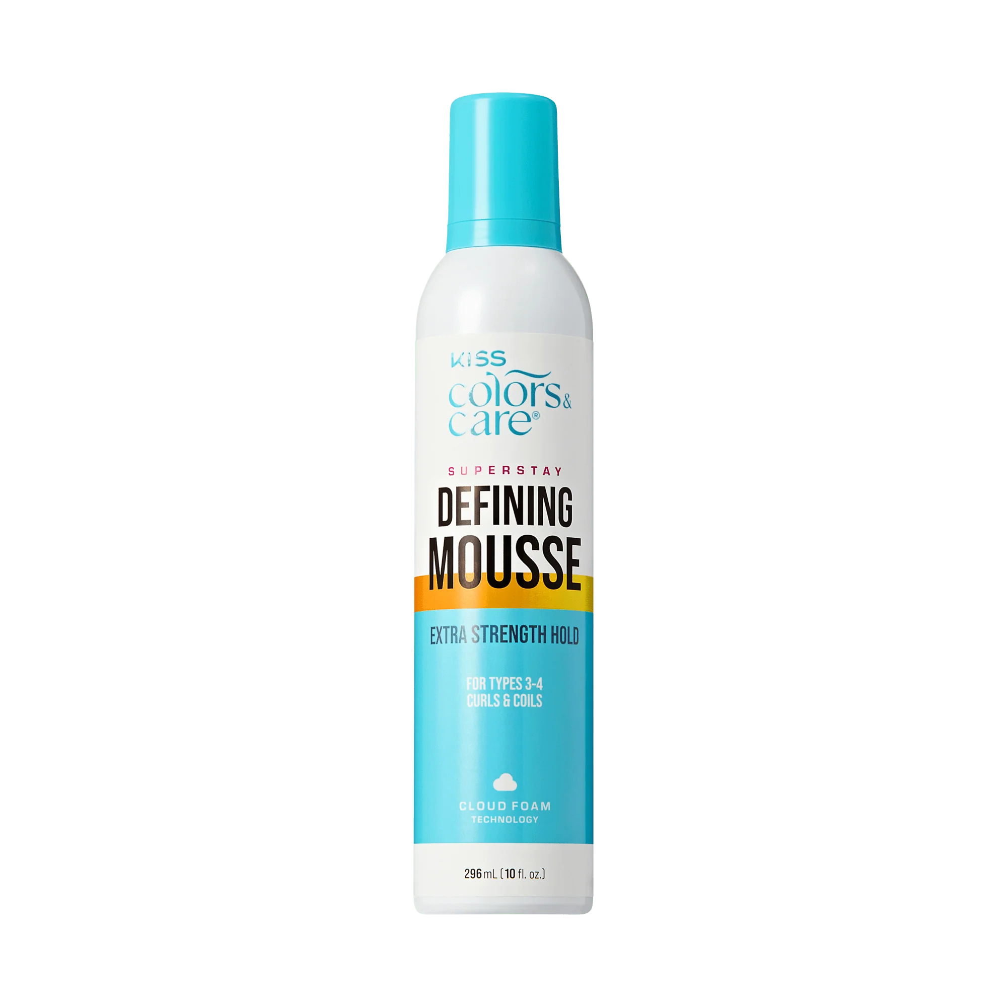 KISS Colors & Care Super Stay Defining Mousse - Extra Strength Hold