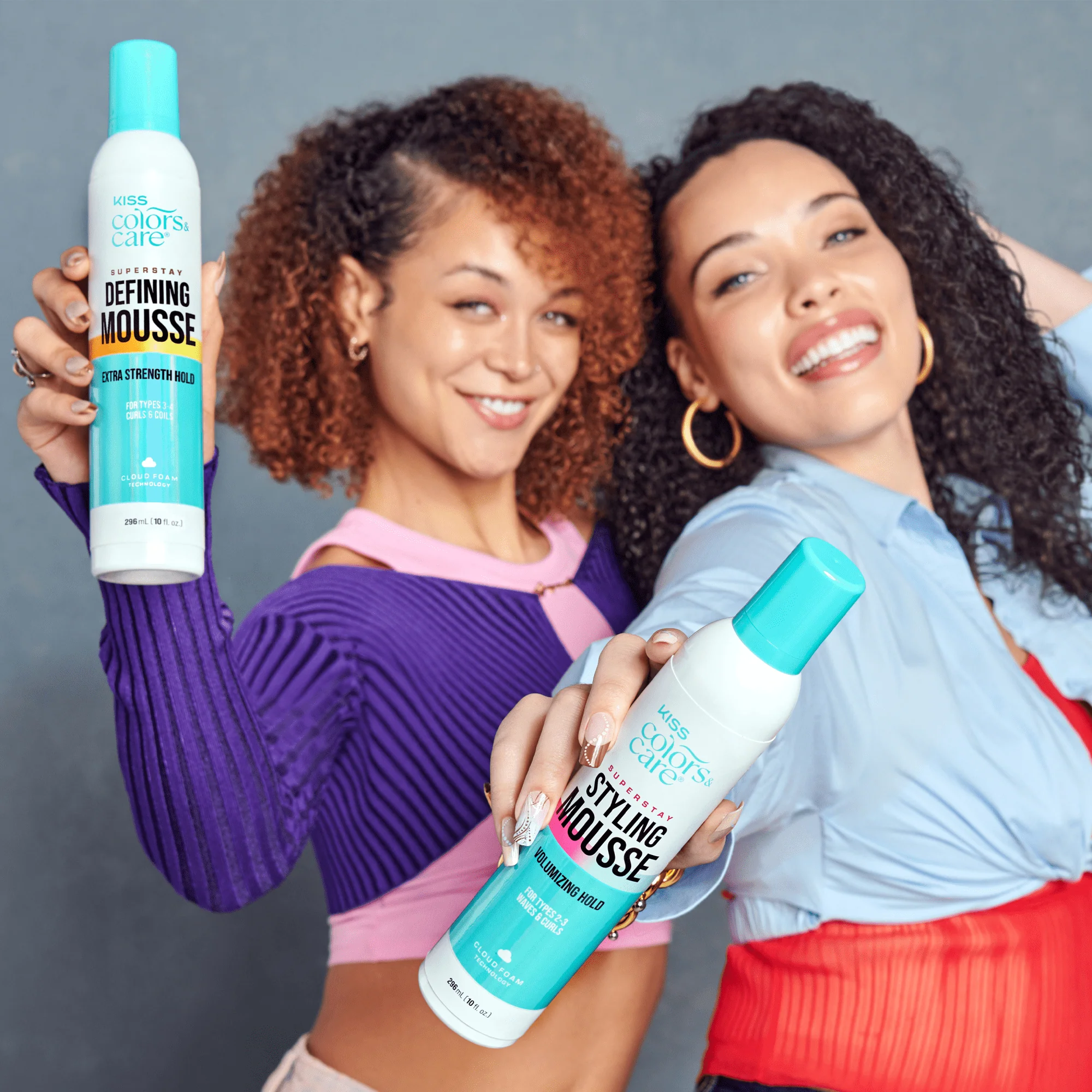 KISS Colors & Care Super Stay Defining Mousse - Extra Strength Hold - Image 3