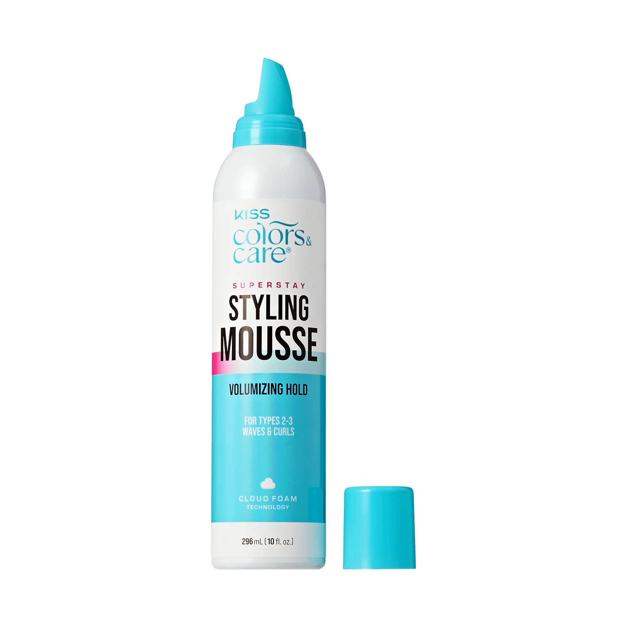 KISS Colors & Care Super Stay Styling Mousse - Volumizing Hold - Image 6