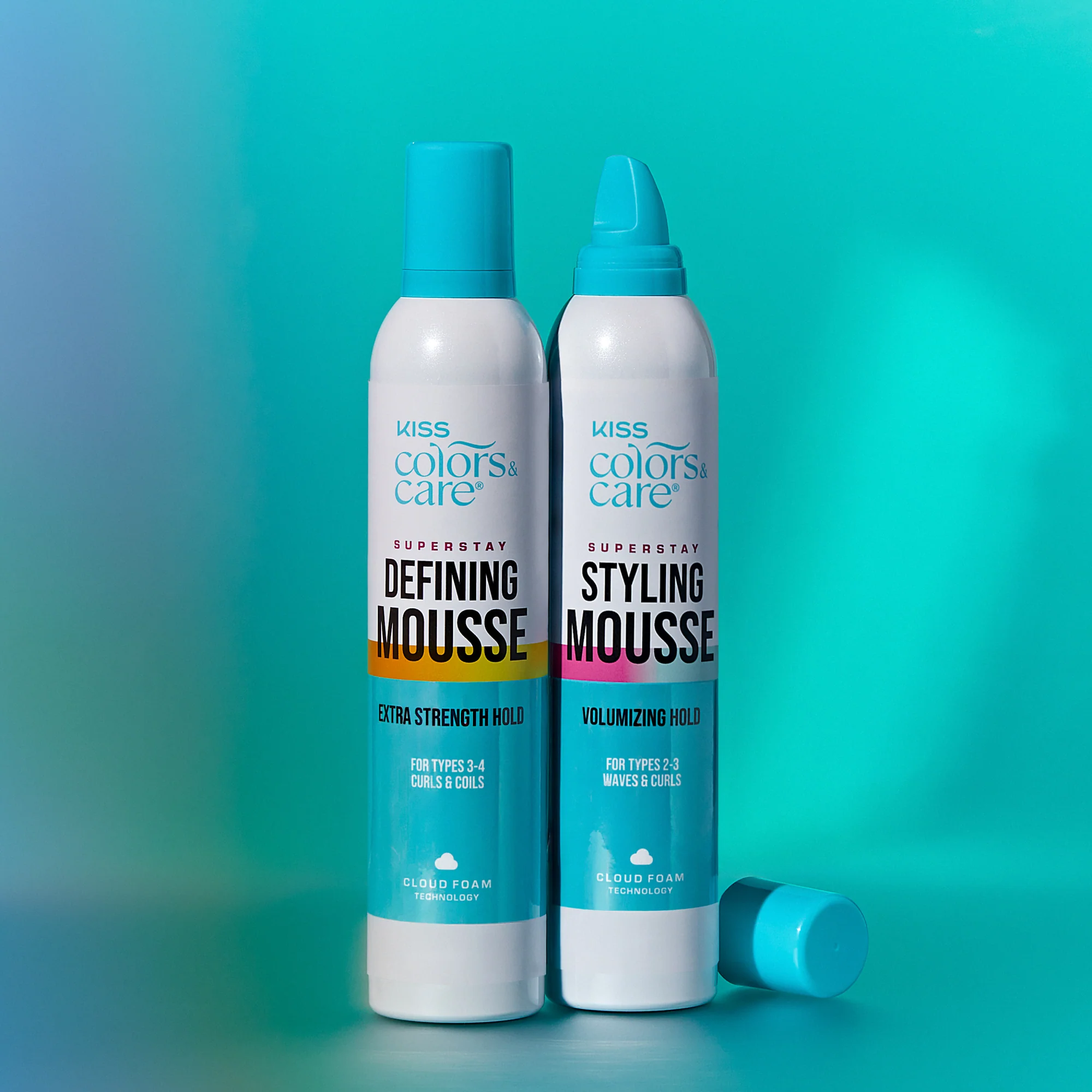 KISS Colors & Care Super Stay Defining Mousse - Extra Strength Hold - Image 9