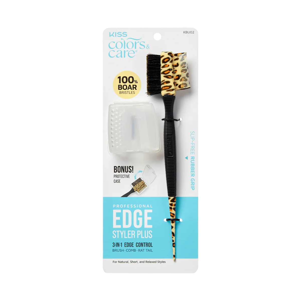 KISS Colors & Care EDGE BRUSH WITH CASE