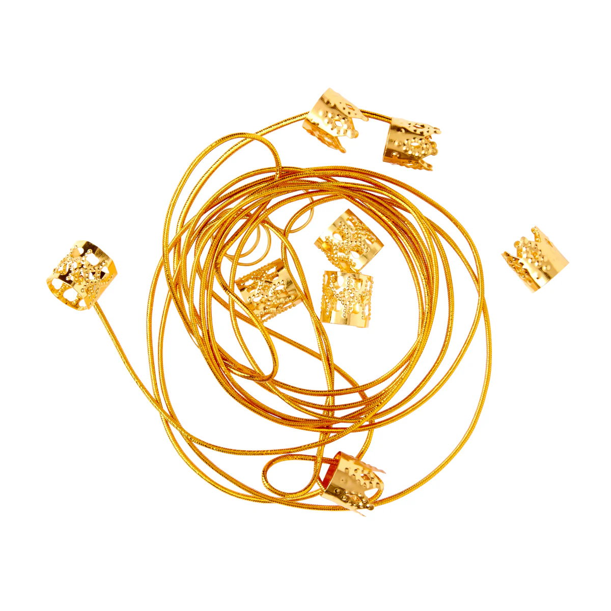 KISS Colors & Care Metal Hair Styling Braid Charms - Image 4