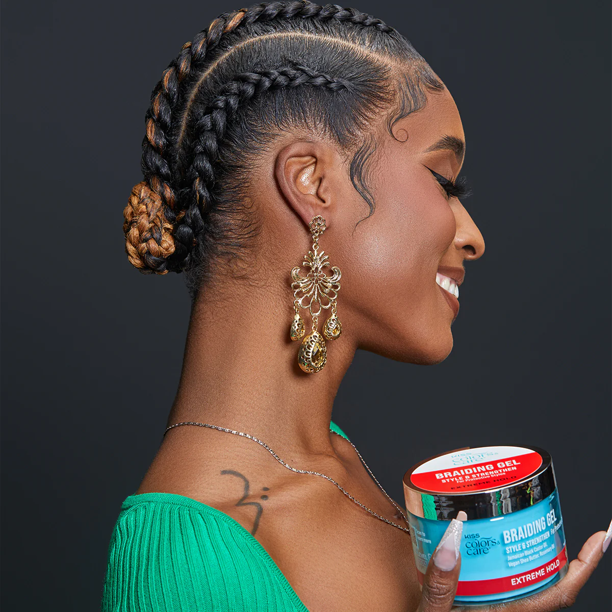KISS Colors & Care Braiding Essentials Bundle - Extreme Hold - Image 2