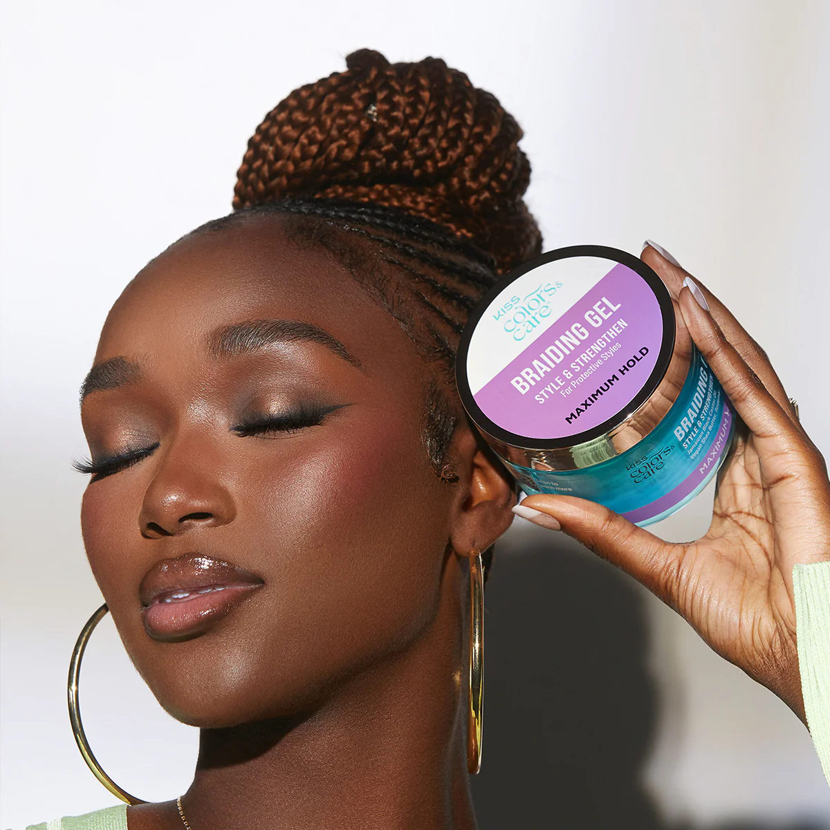 KISS Colors & Care Braiding Essentials Bundle - Maximum Hold - Image 2