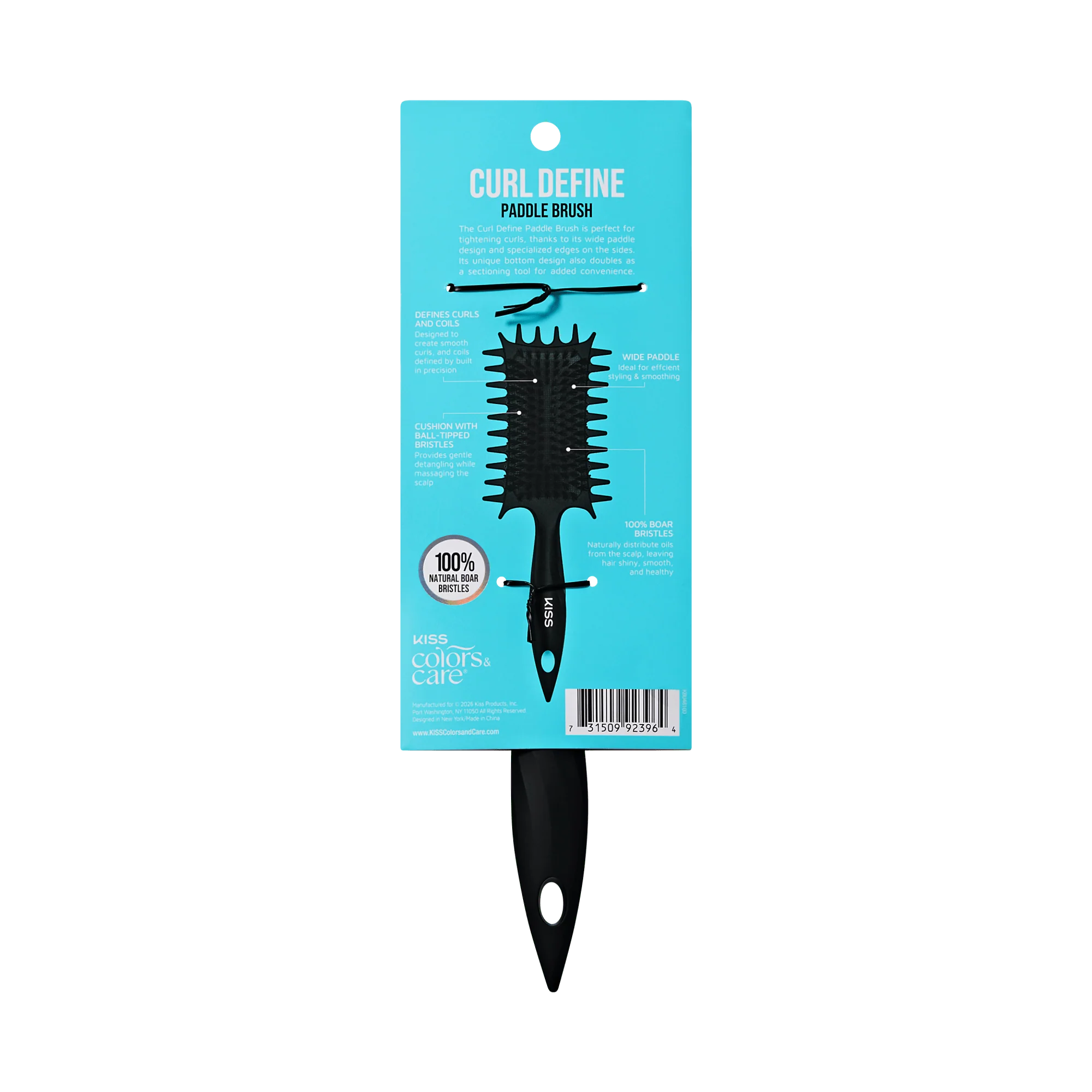 KISS Colors & Care Curl & Define Paddle Brush - Image 4