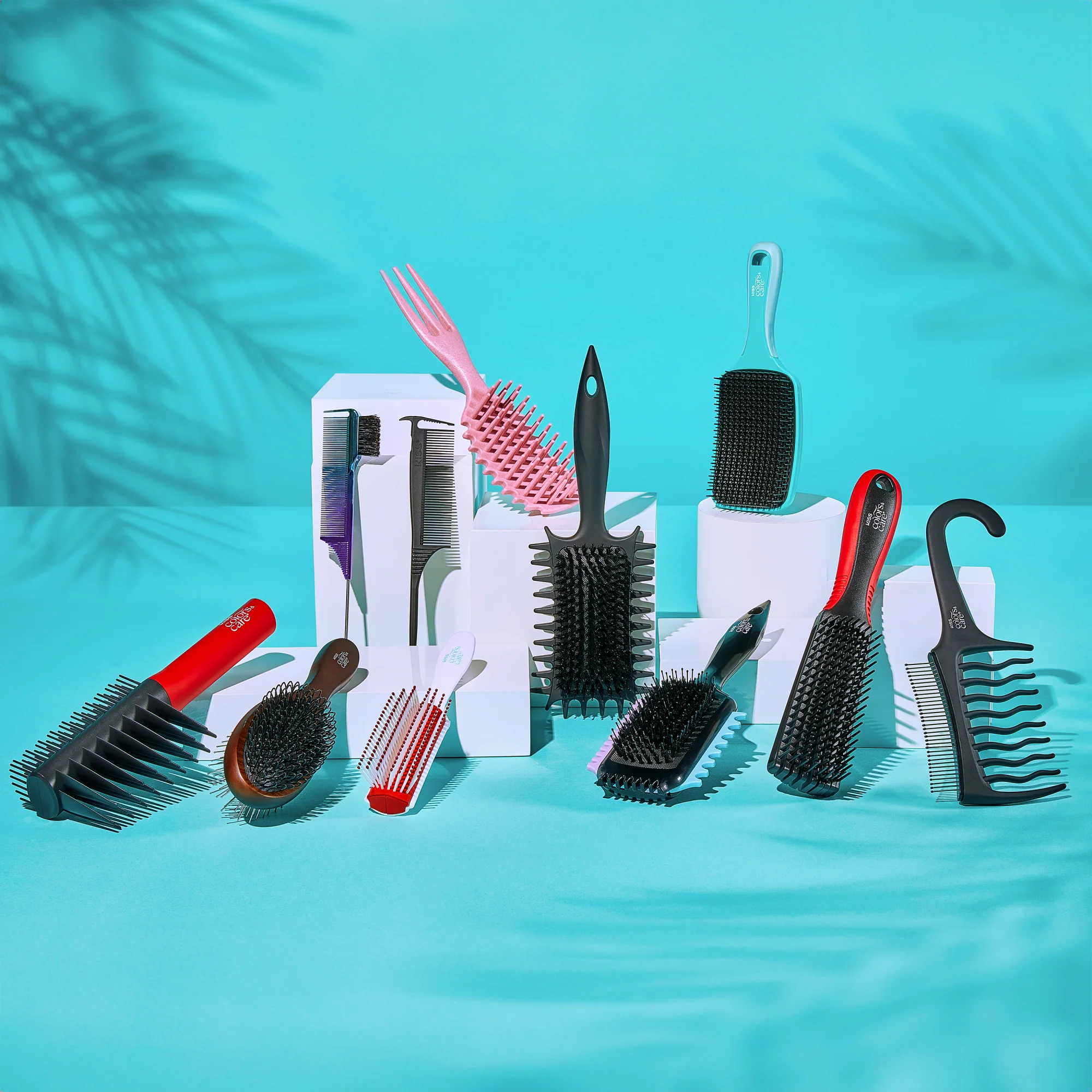 KISS Colors & Care Curl & Define Paddle Brush - Image 9