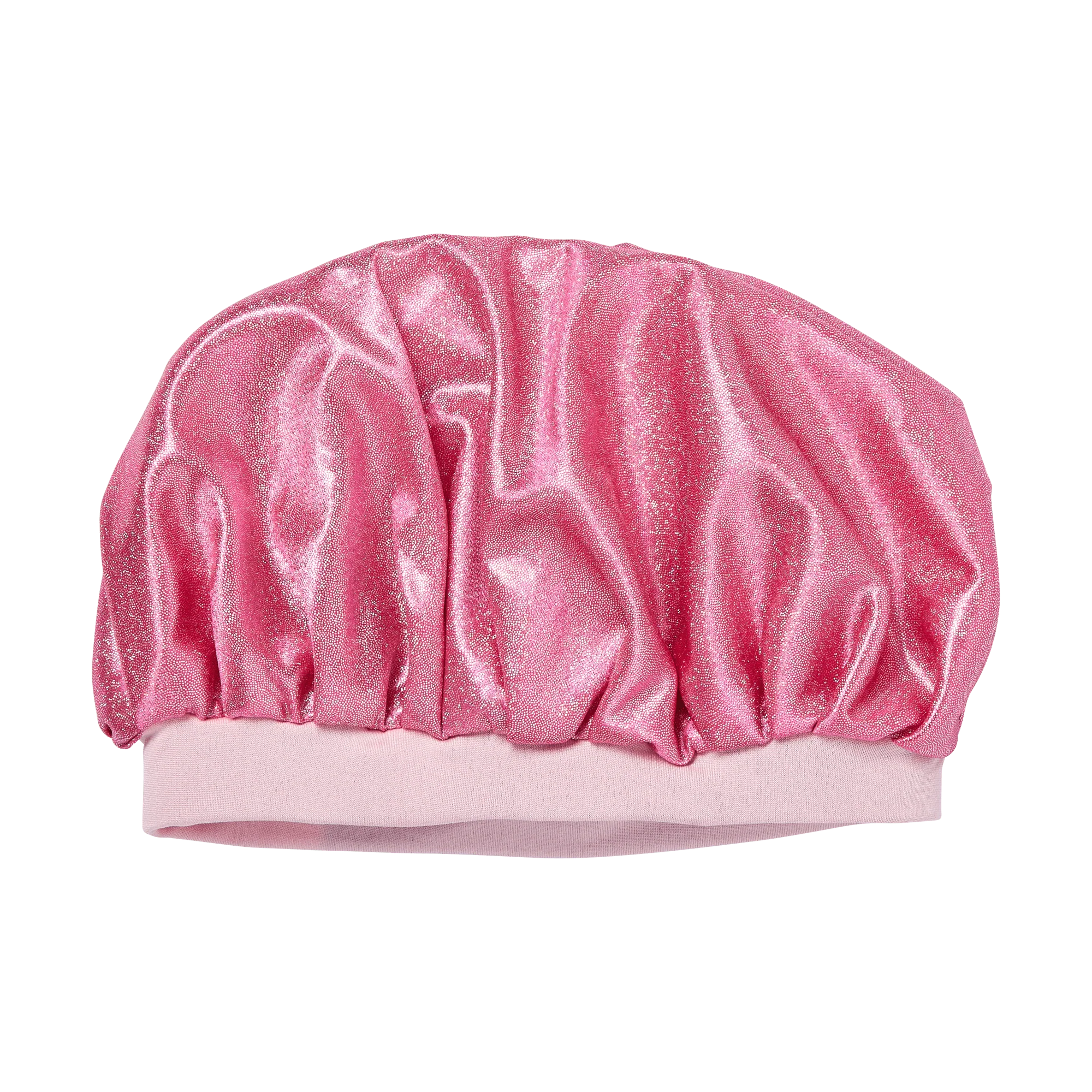 KISS Colors & Care Glamour Glitter Bonnet Cap, XL - Pink Pearl - Image 7