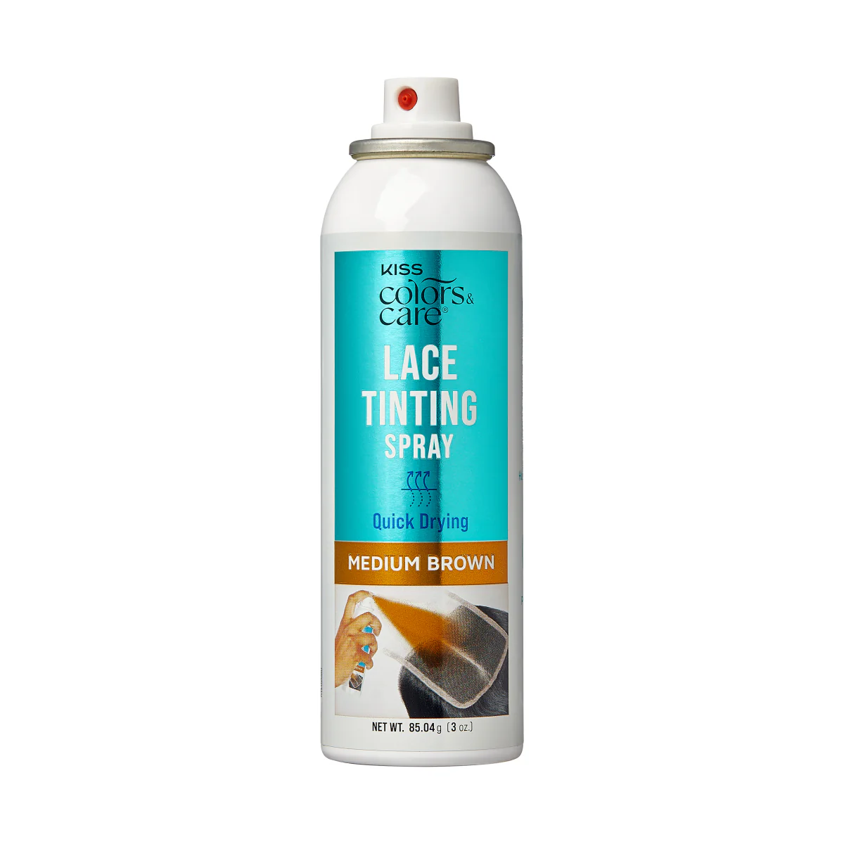 KISS Colors & Care Lace Tinting Spray - Medium Brown - Image 3