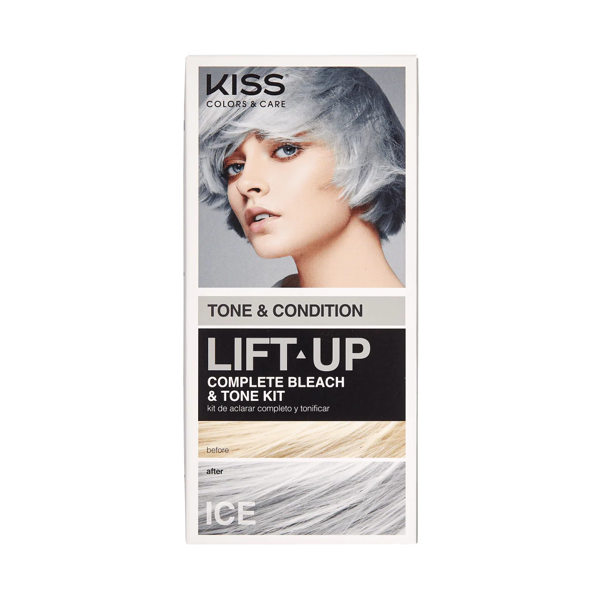 KISS LIFT UP COMPLETE BLEACH & TONE KIT β ICE