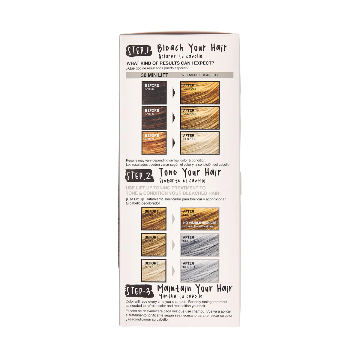 KISS LIFT UP COMPLETE BLEACH & TONE KIT β ICE - Image 5