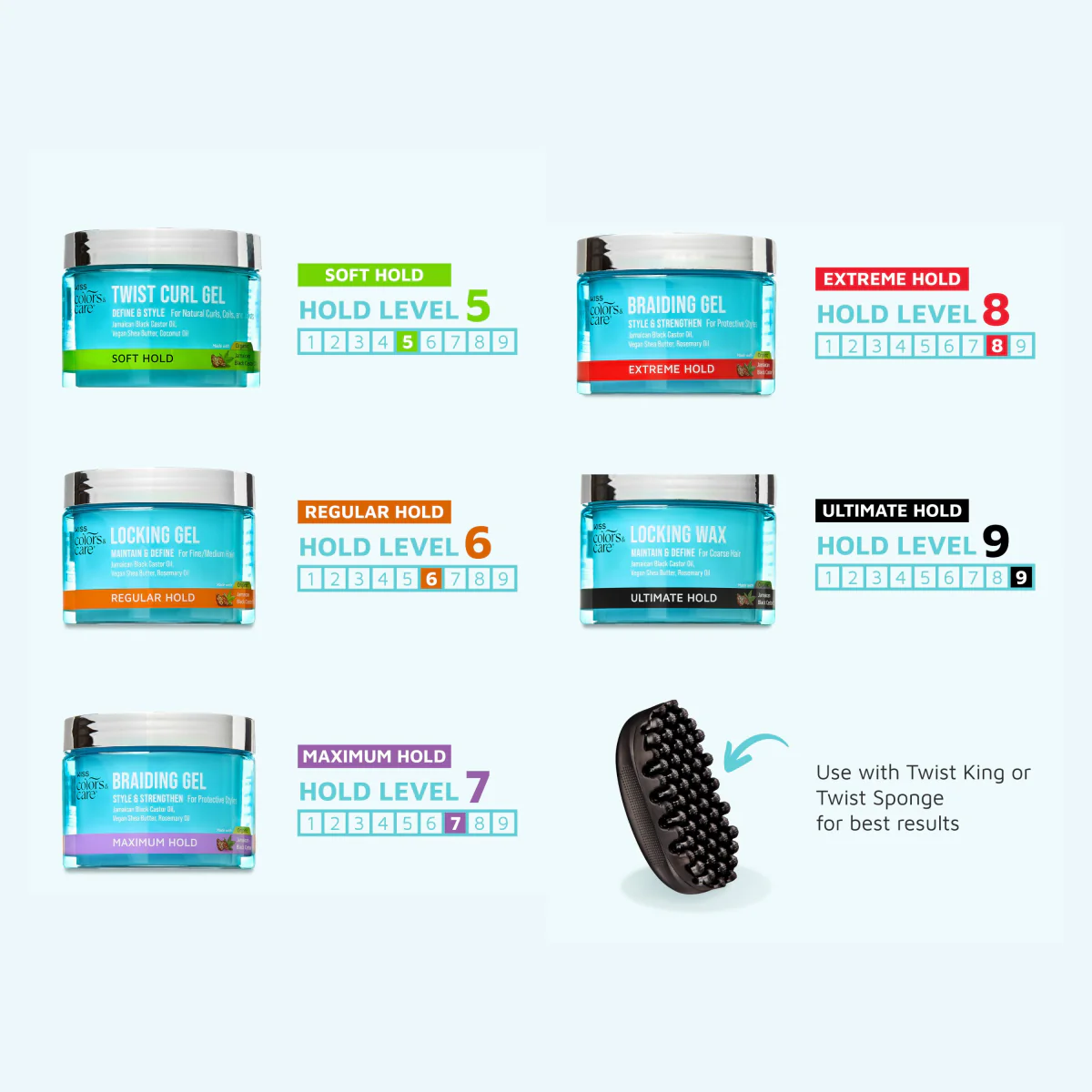 KISS Colors & Care Locking Wax 6 oz - Image 8